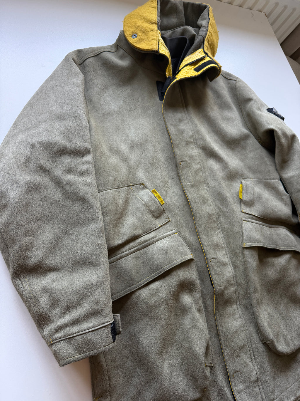 Stone Island Man Made Suede Jacket