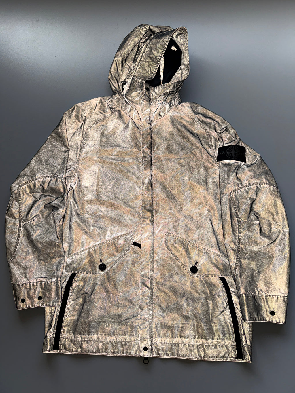 Stone Island Dust Colour Plated Reflective Jacket