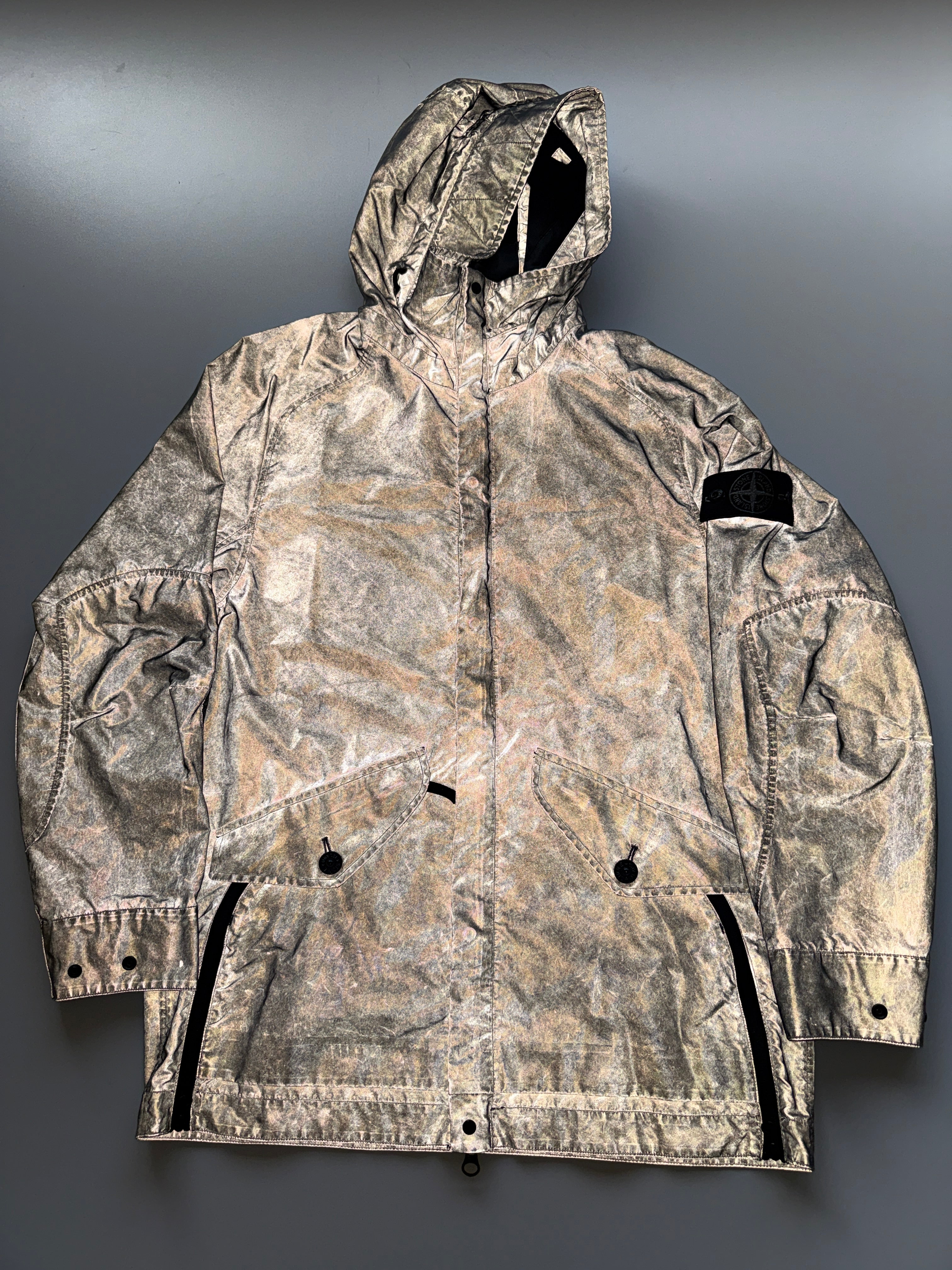 Stone Island Dust Colour Plated Reflective Jacket