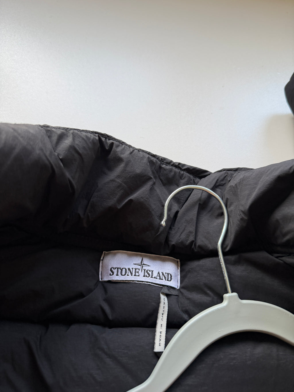 Stone Island Seamless Tunnel Down Nylon Jacket