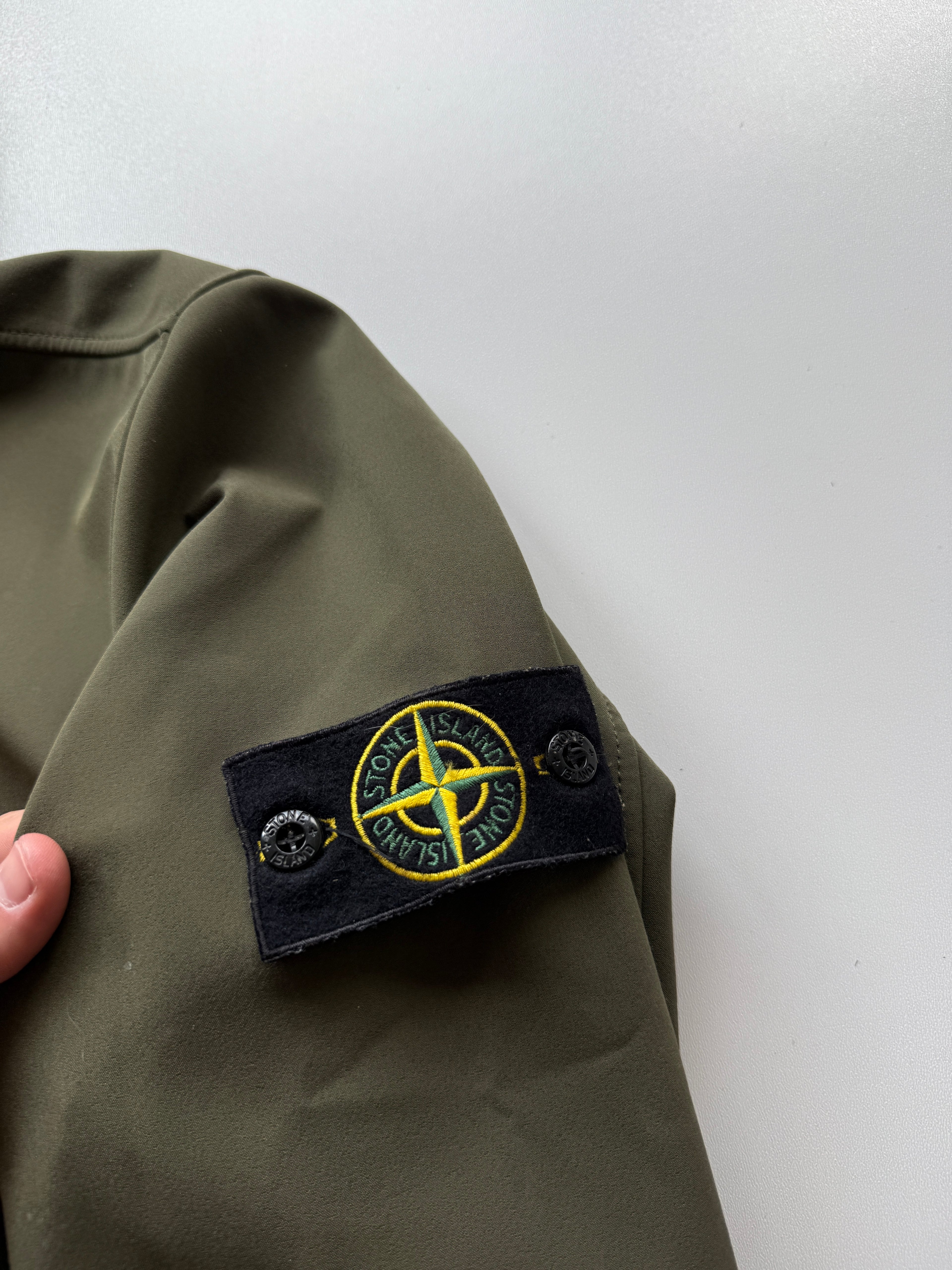 Stone Island Soft Shell Jacket Khaki