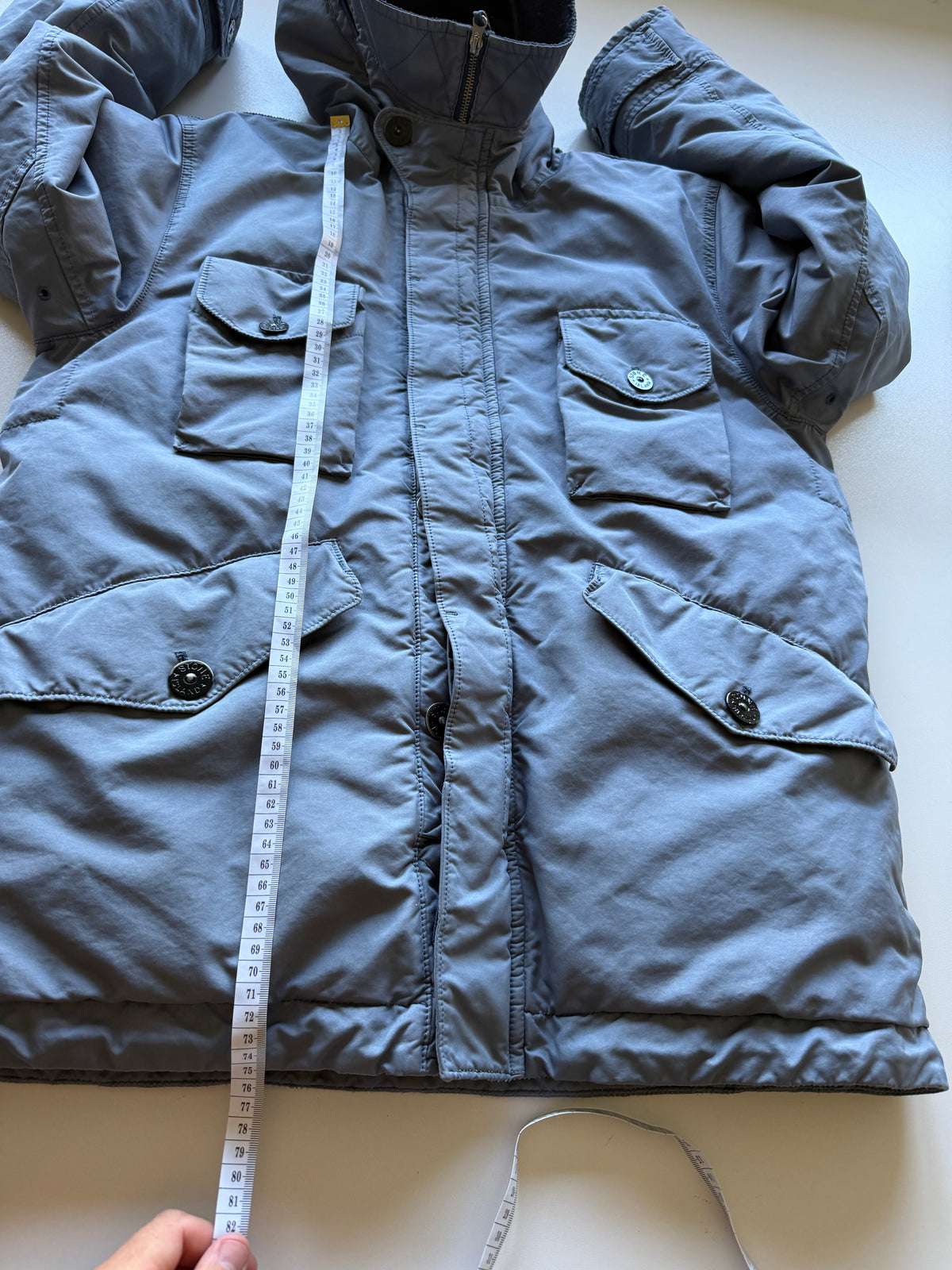 Stone Island David-Tc Down Jacket Grey