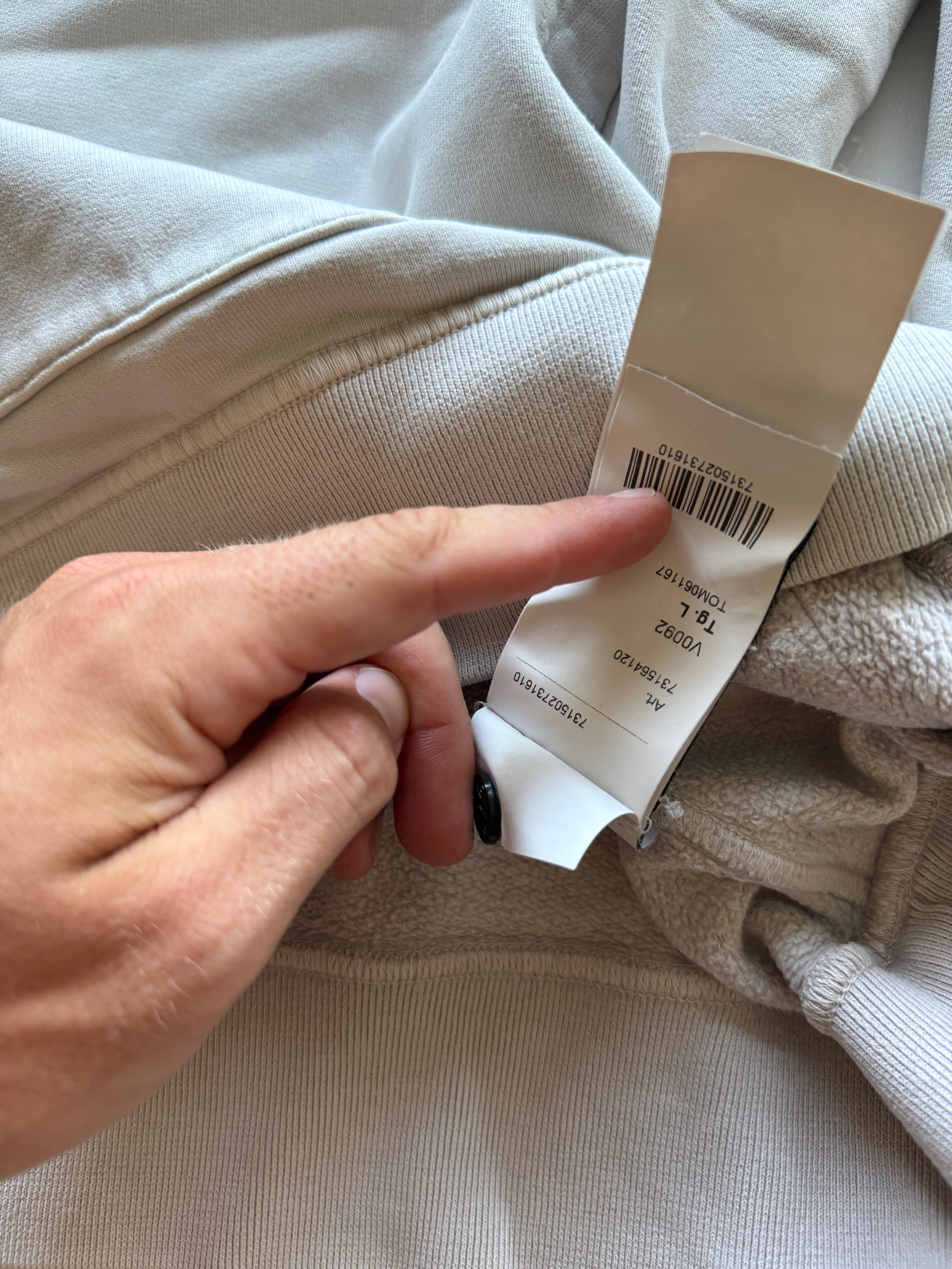 Stone Island Beige Hoodie