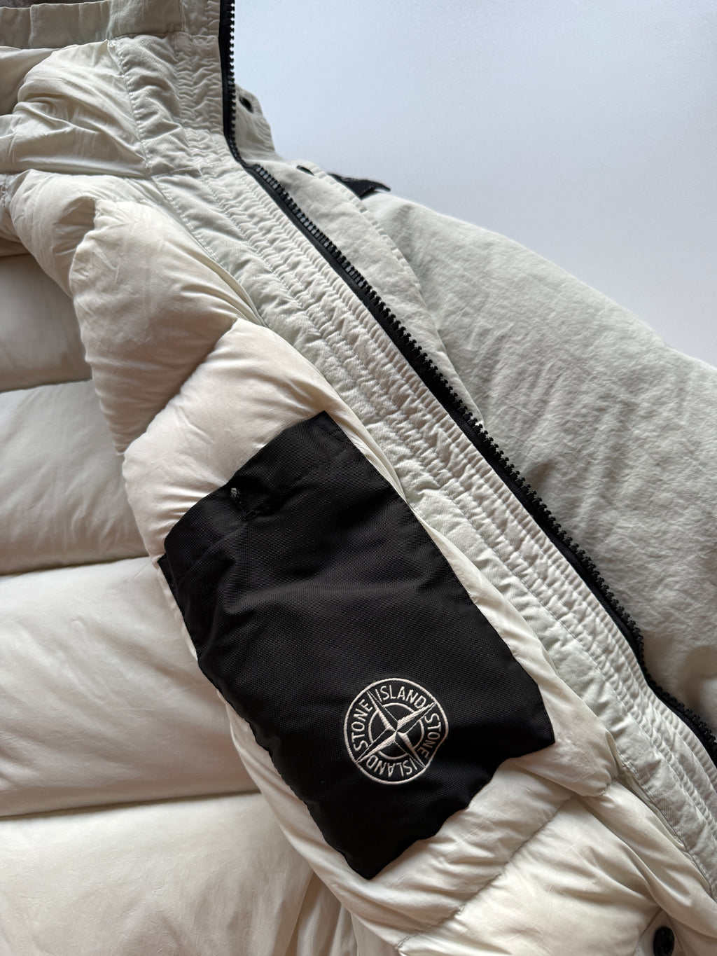 Stone Island Nylon Twill Down Parka Jacket