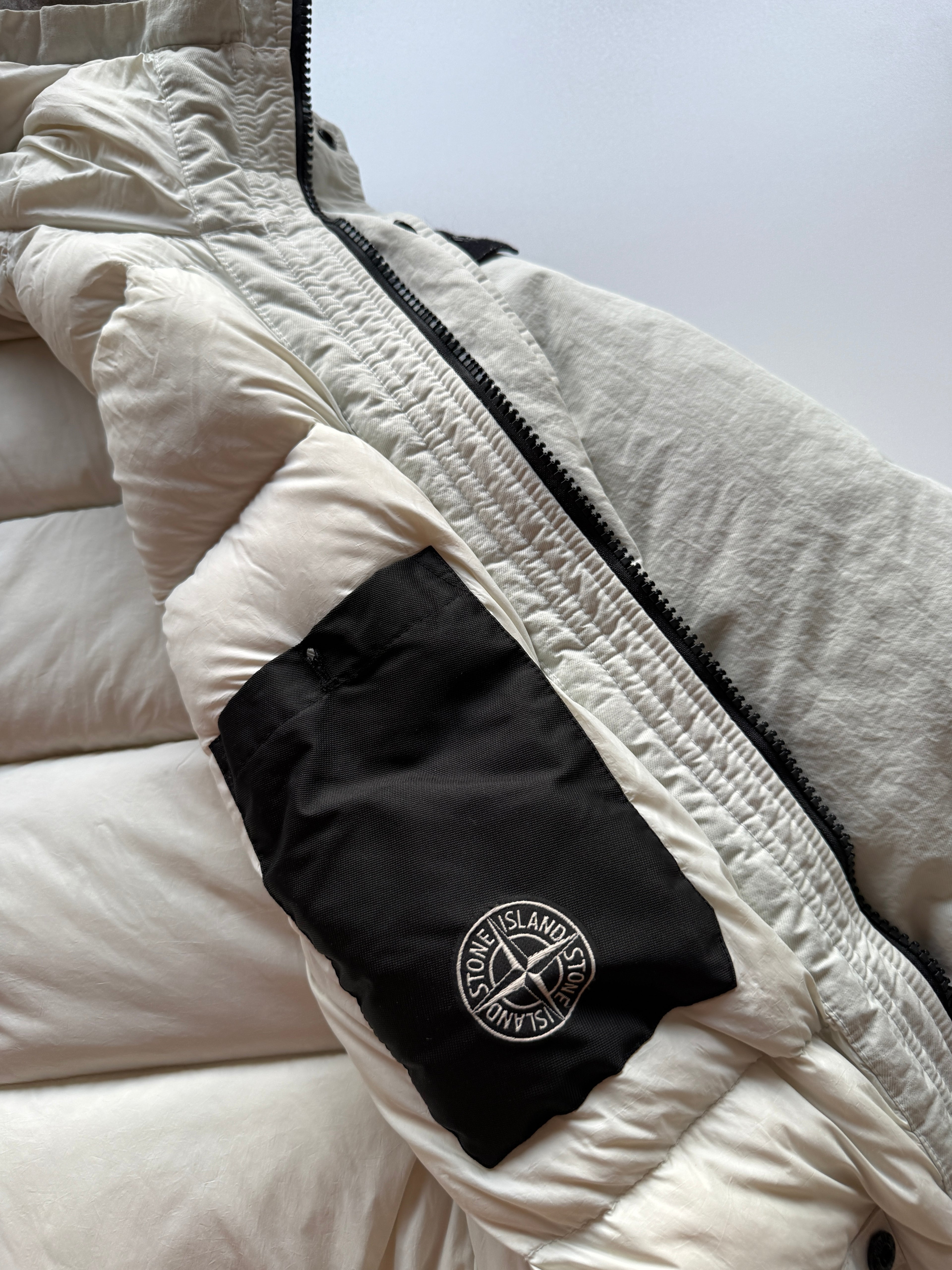 Stone Island Nylon Twill Down Parka Jacket