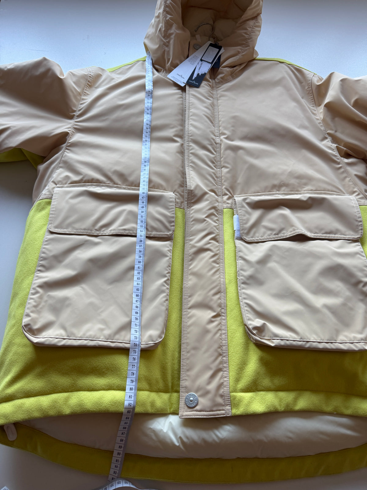 Stone Island Panno Resinato Reflective Down Marina Jacket
