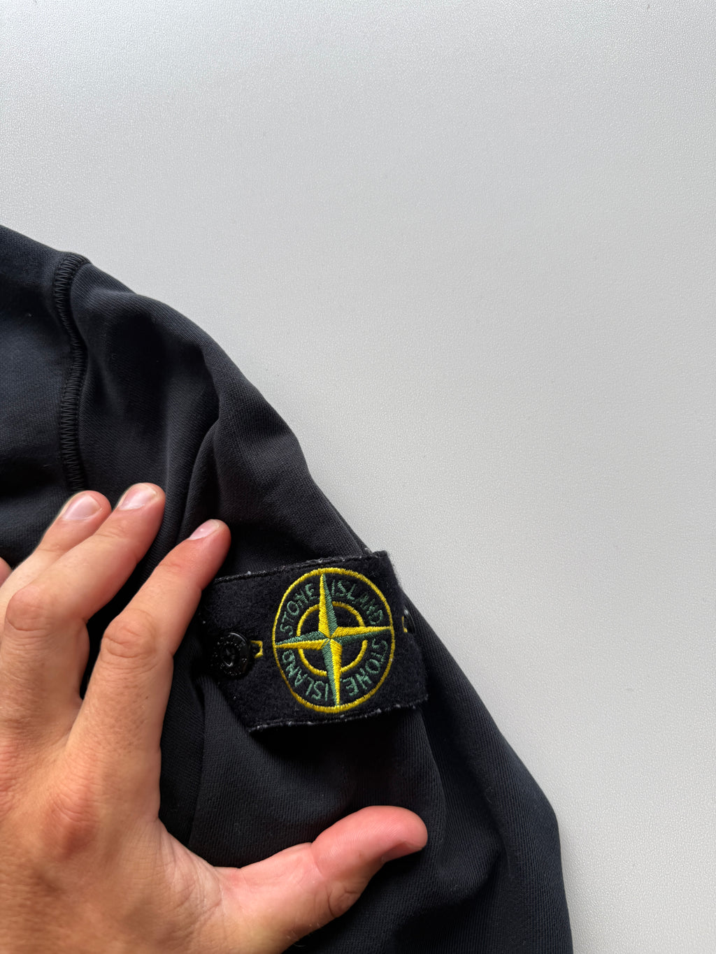 Stone island Hoodie With zip Black