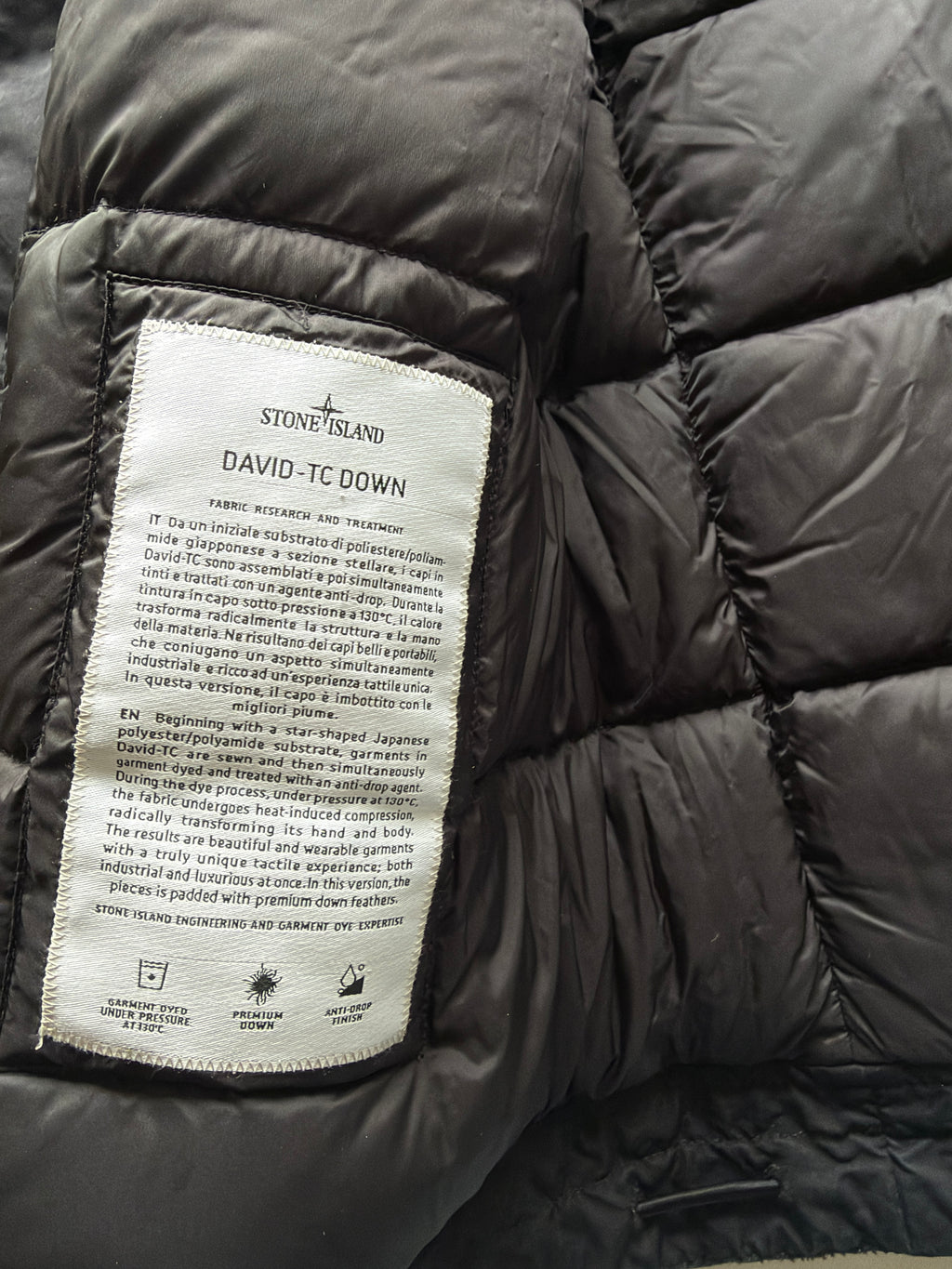 Stone Island David TC Down Jacket