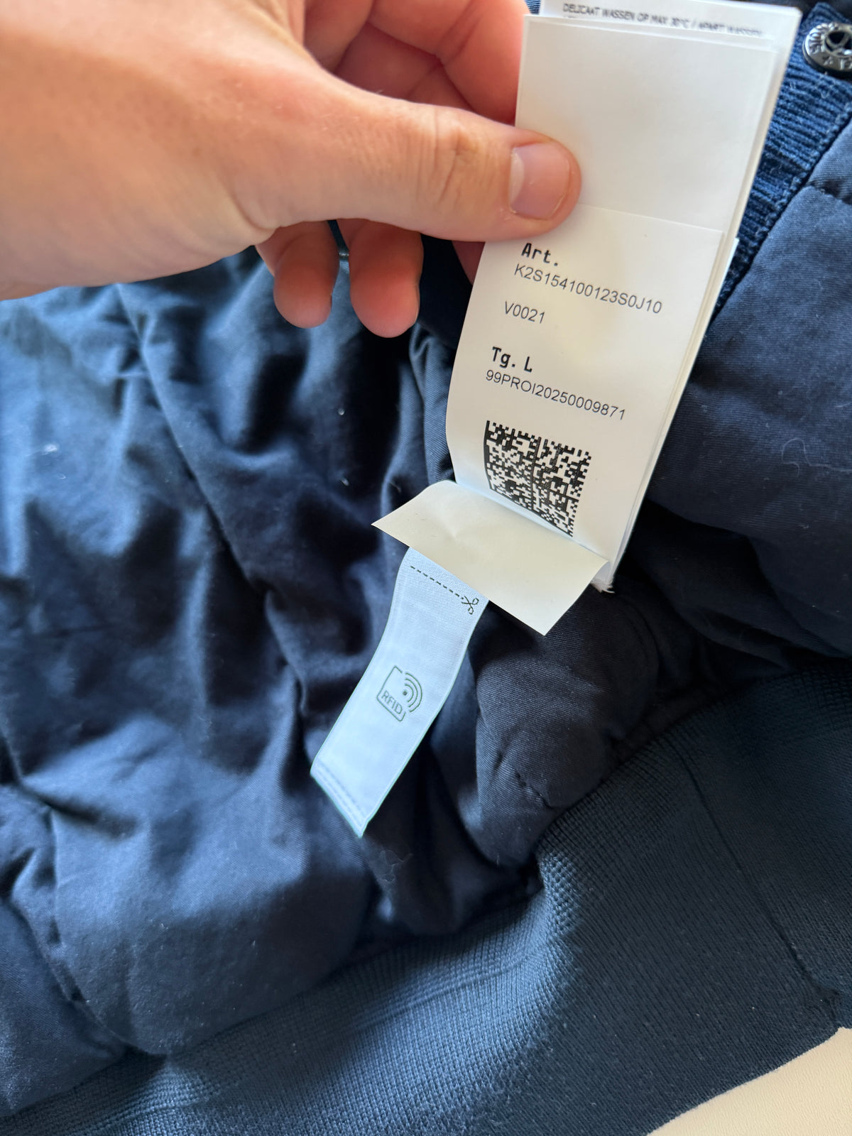 Stone Island Micro Corduroy Rinsed Jacket