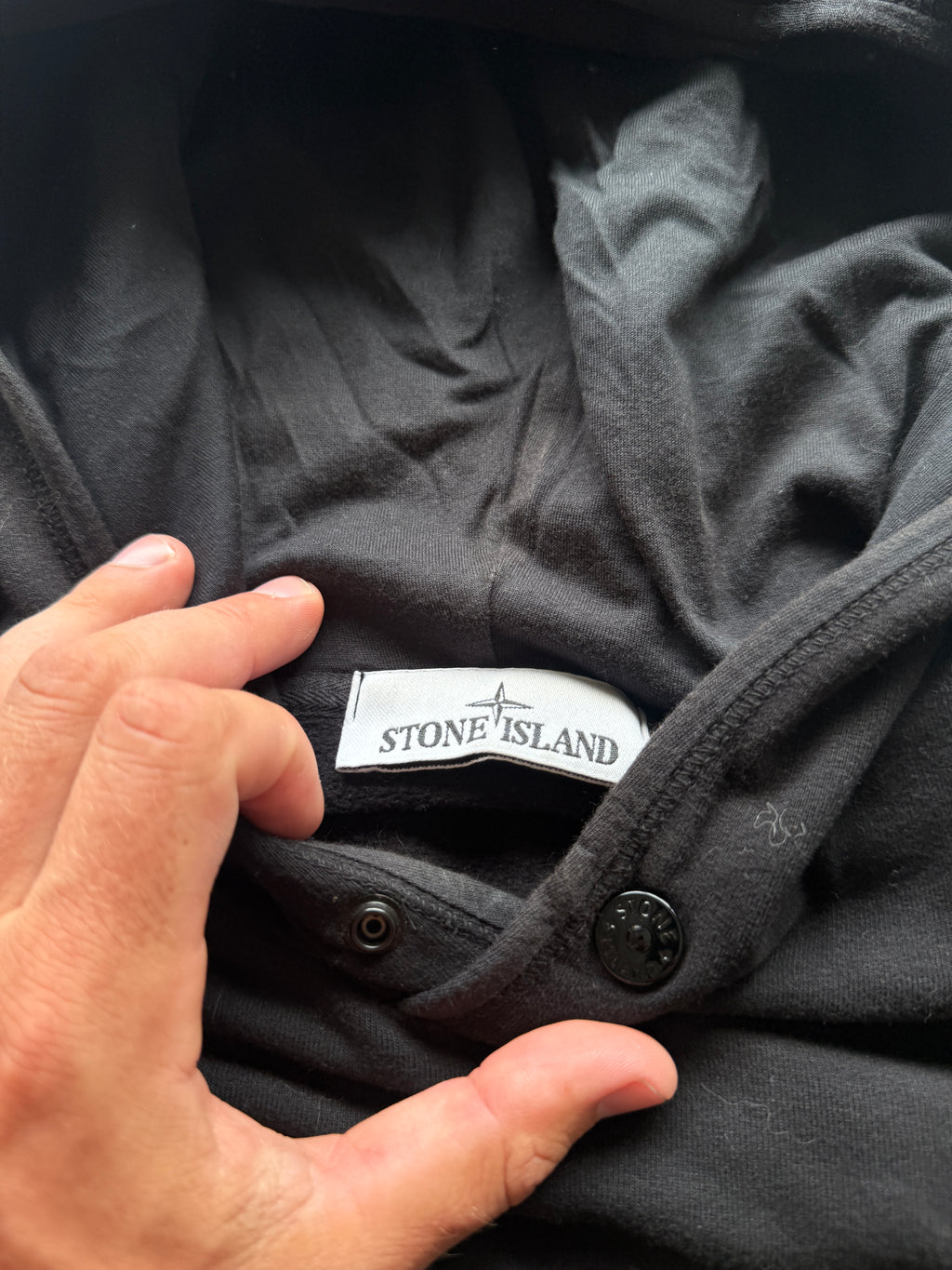Stone Island Black Hoodie