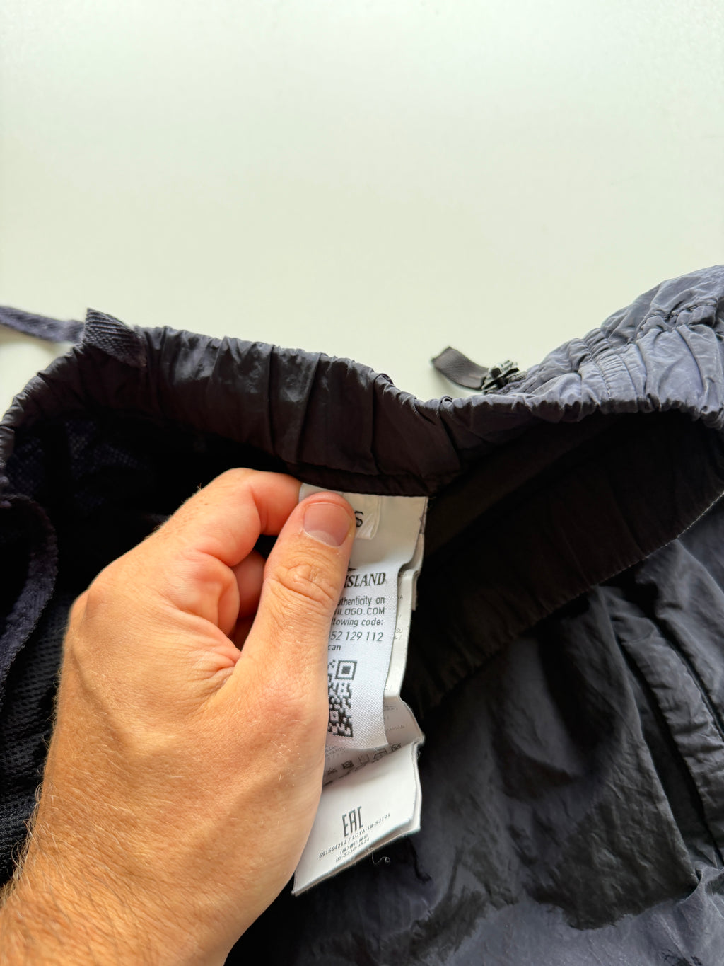 Stone Island Nylon Navy Pants