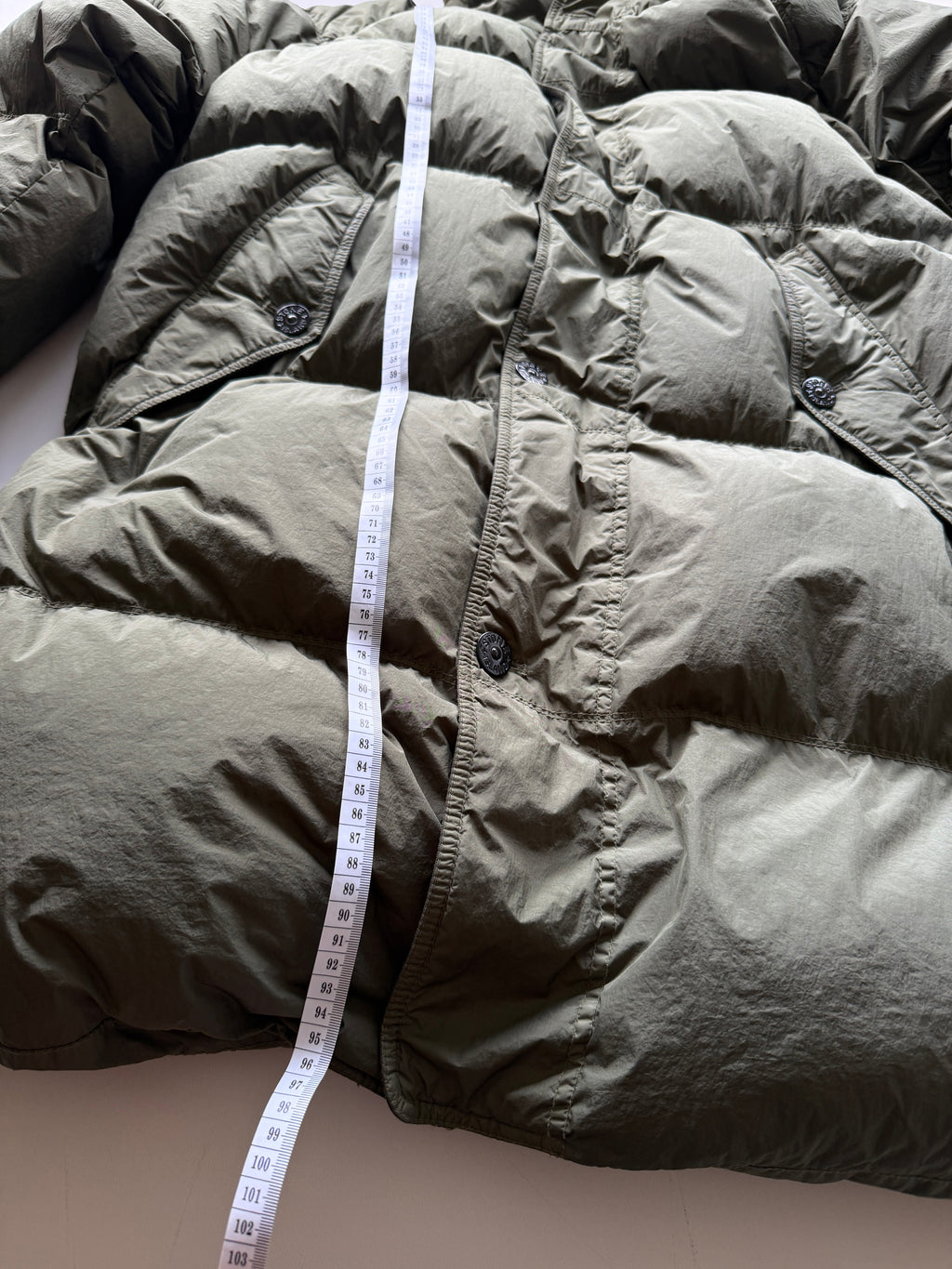 Stone Island Garment Dyed Jacket Green