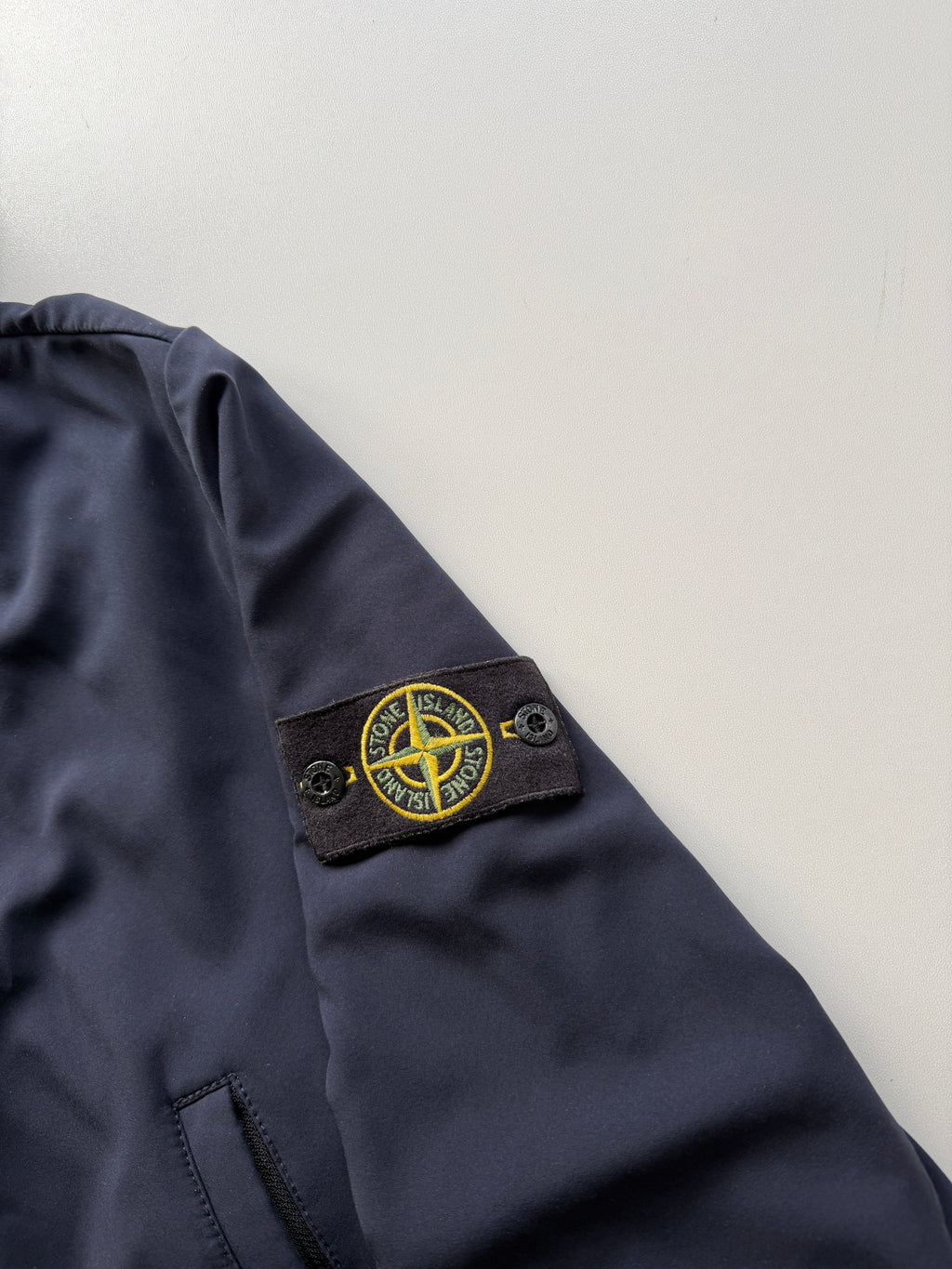 Stone Island Soft Shell Jacket Navy
