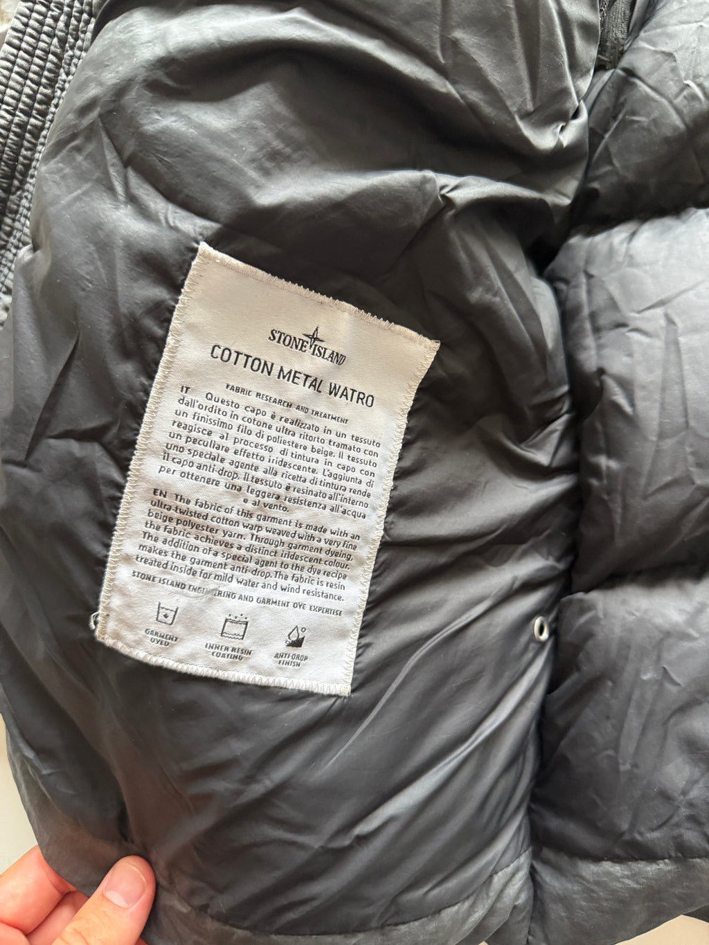 Stone Island 2018 2 in 1 Cotton Metal Watro Jacket