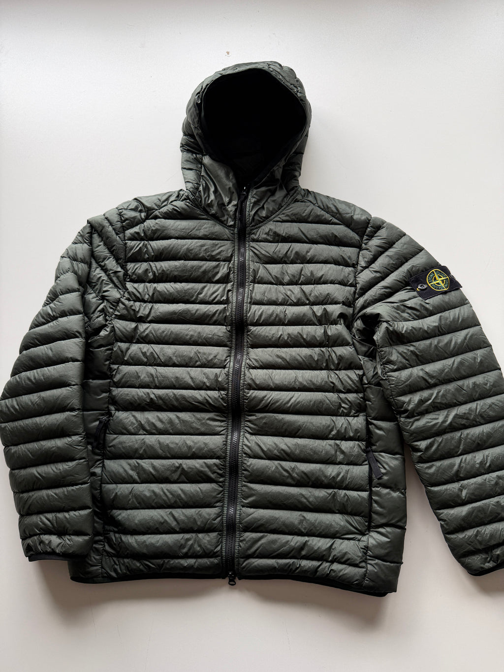Stone Island Loom Woven Nylon Down Jacket