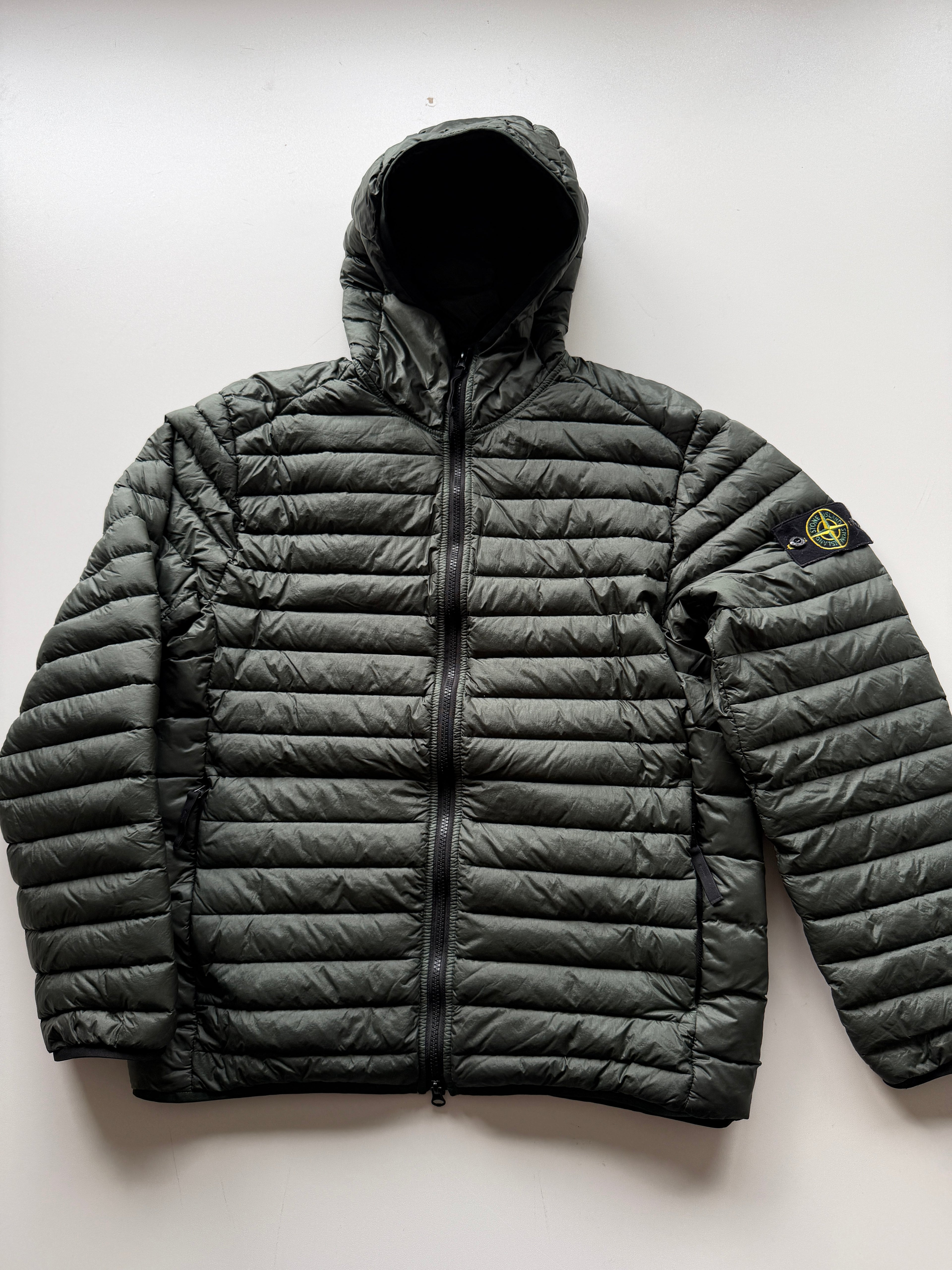 Stone Island Loom Woven Nylon Down Jacket
