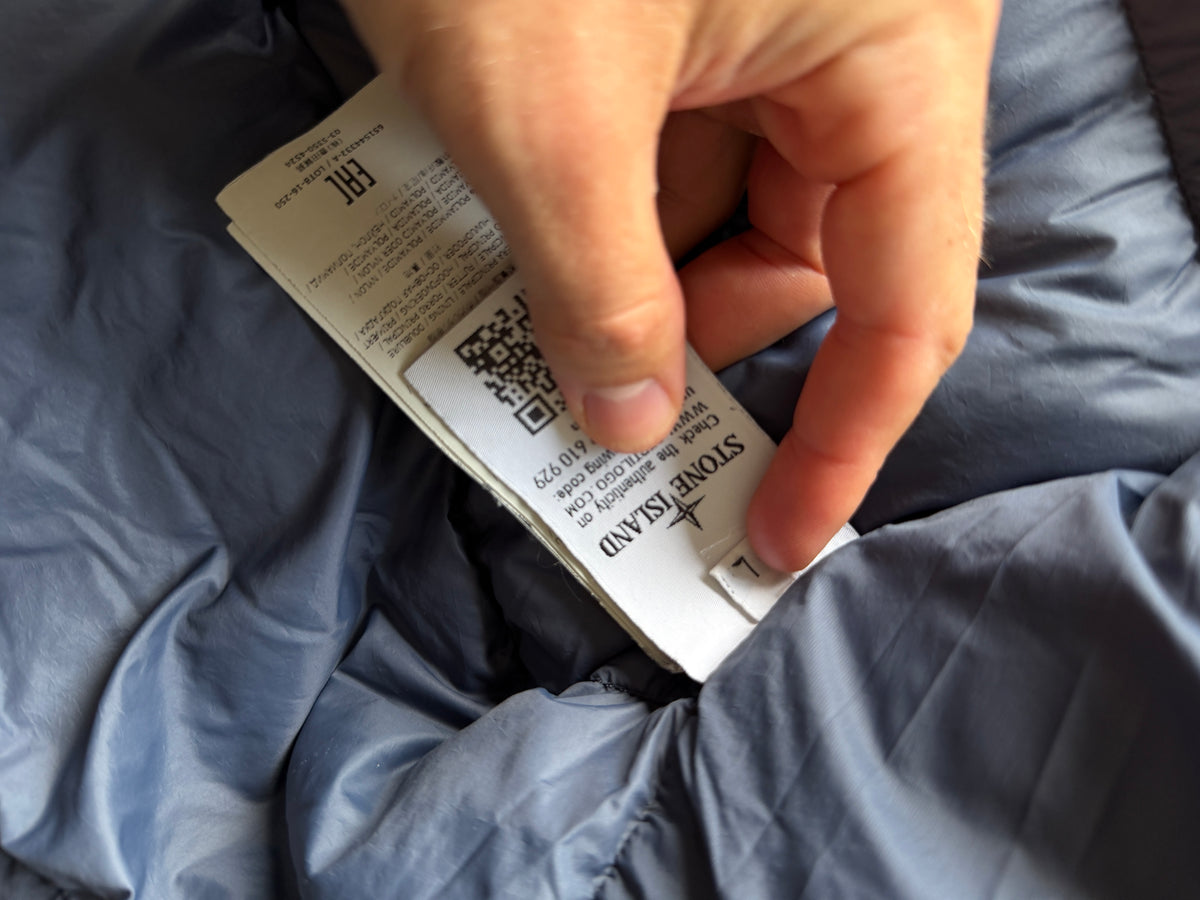 Stone Island Garment Dyed Tela Down Jacket