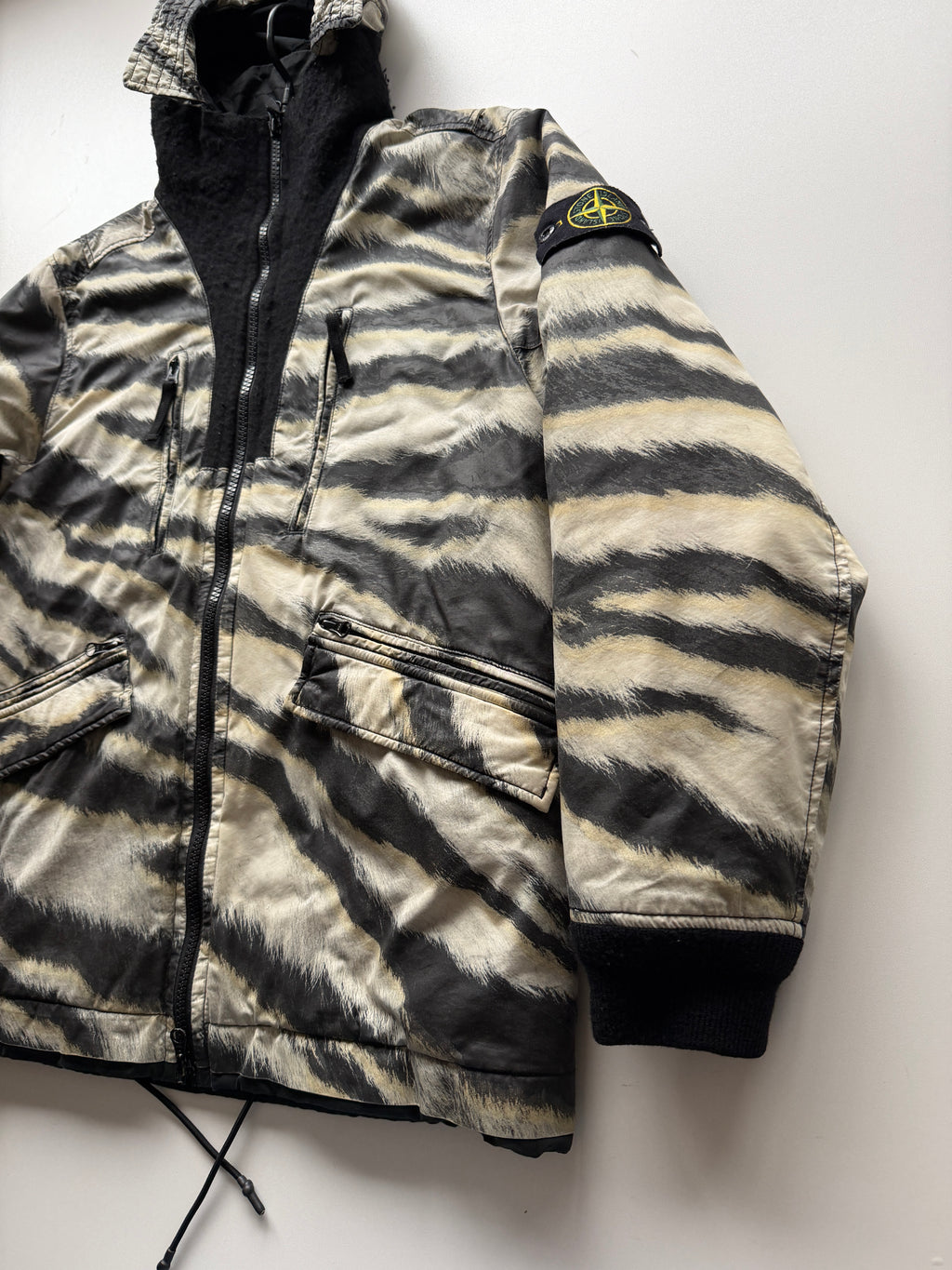 Stone Island White Tiger Camouflage Primaloft Jacket