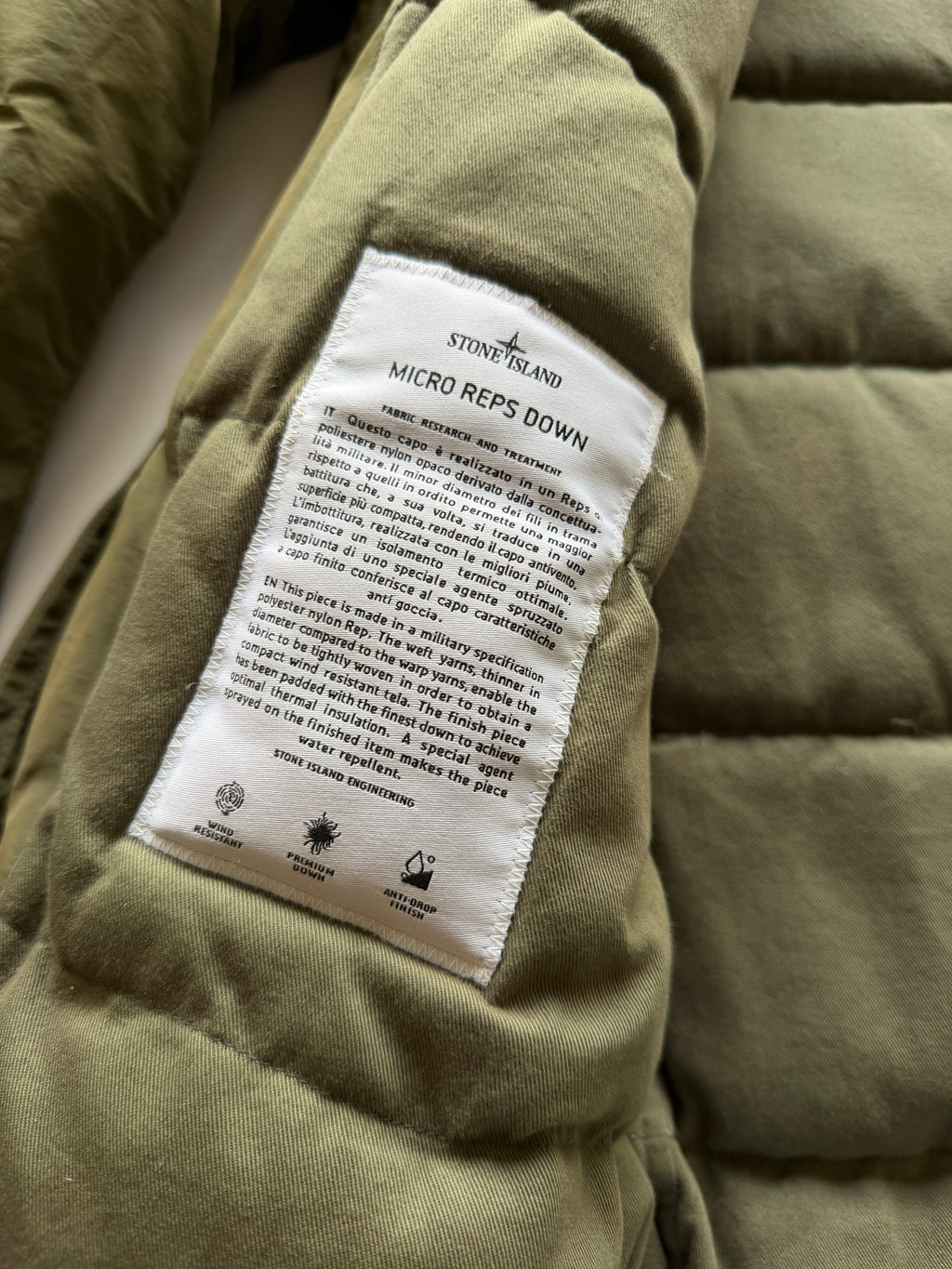 Stone Island Micro Reps Down Jacket