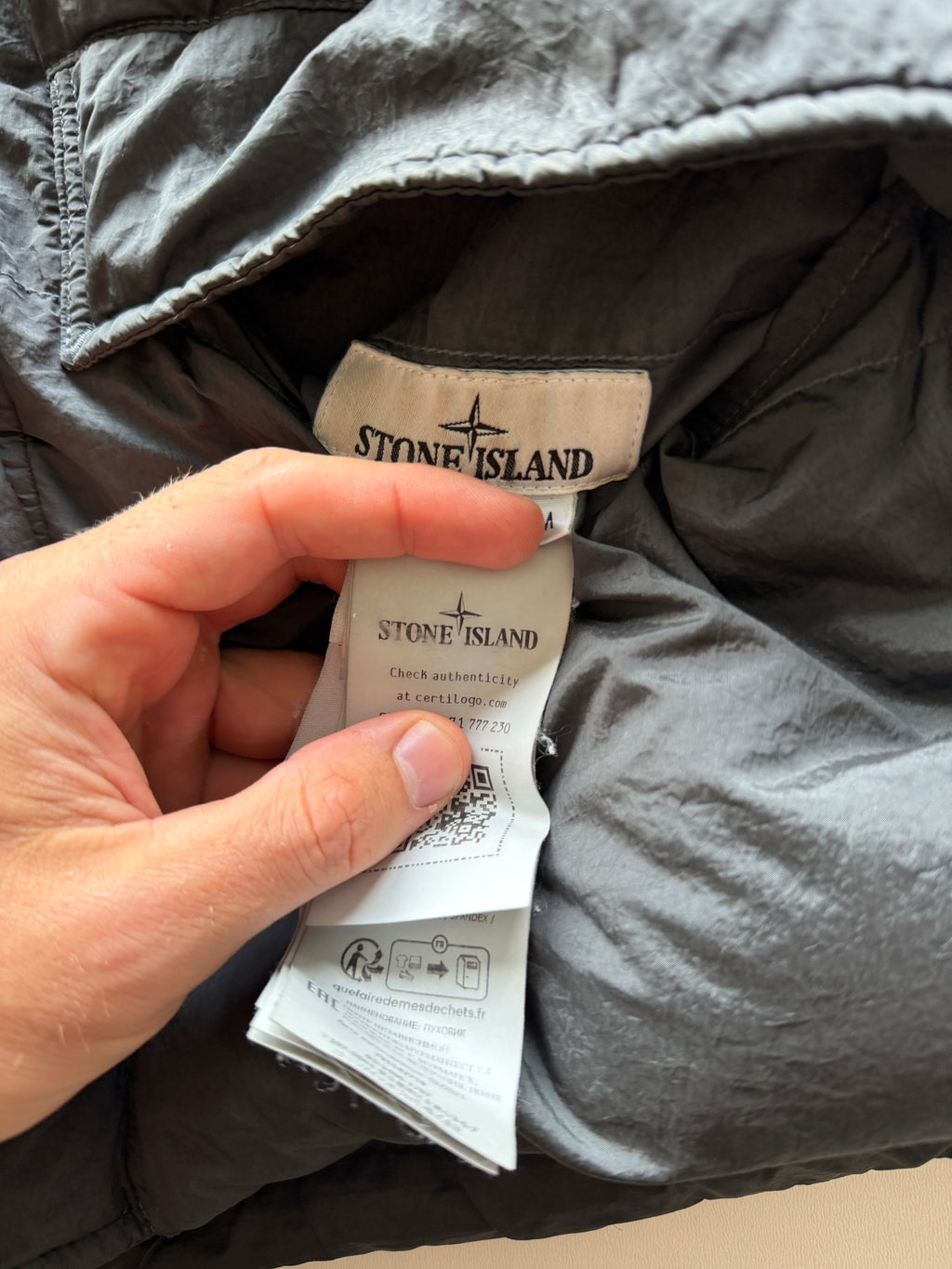 Stone Island Nylon Metal Down Reversible Jacket