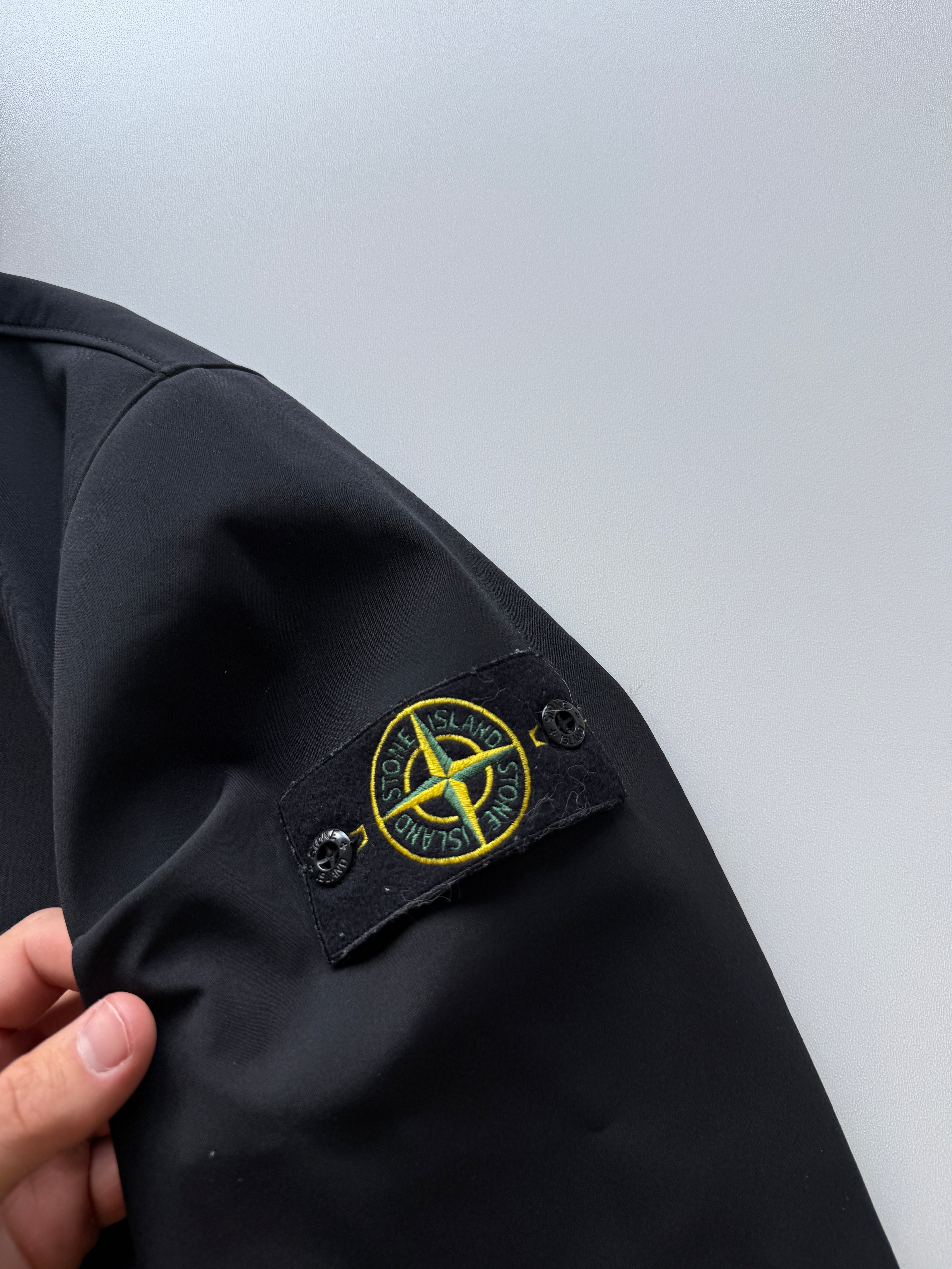 Stone Island Soft Shell Jacket Black