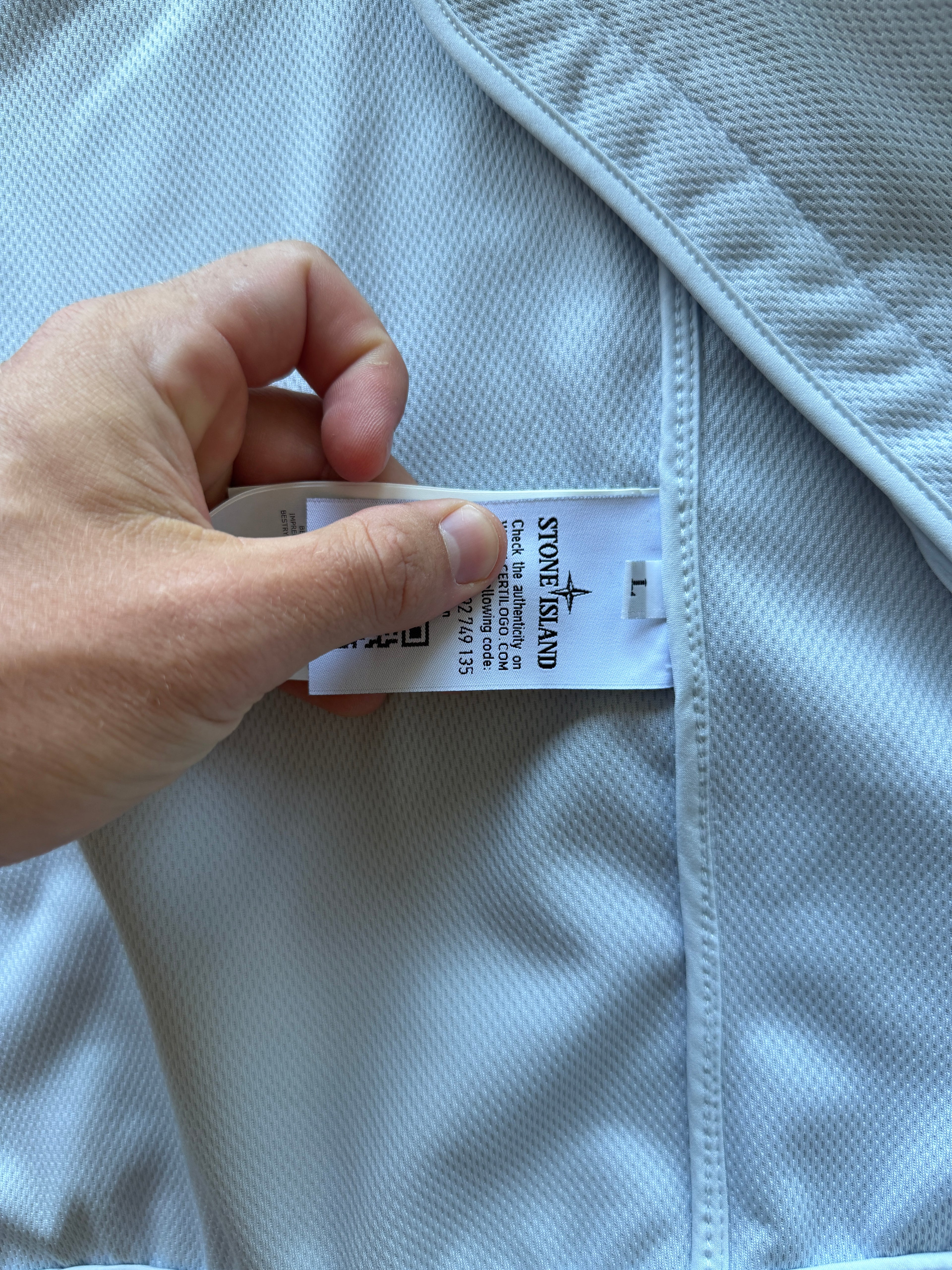 Stone Island Soft Shell Jacket Blue