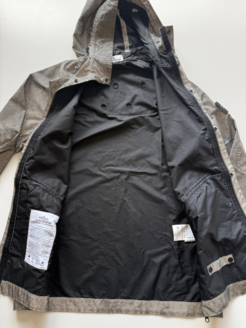 Stone Island Dust Colour Plated Reflective Jacket