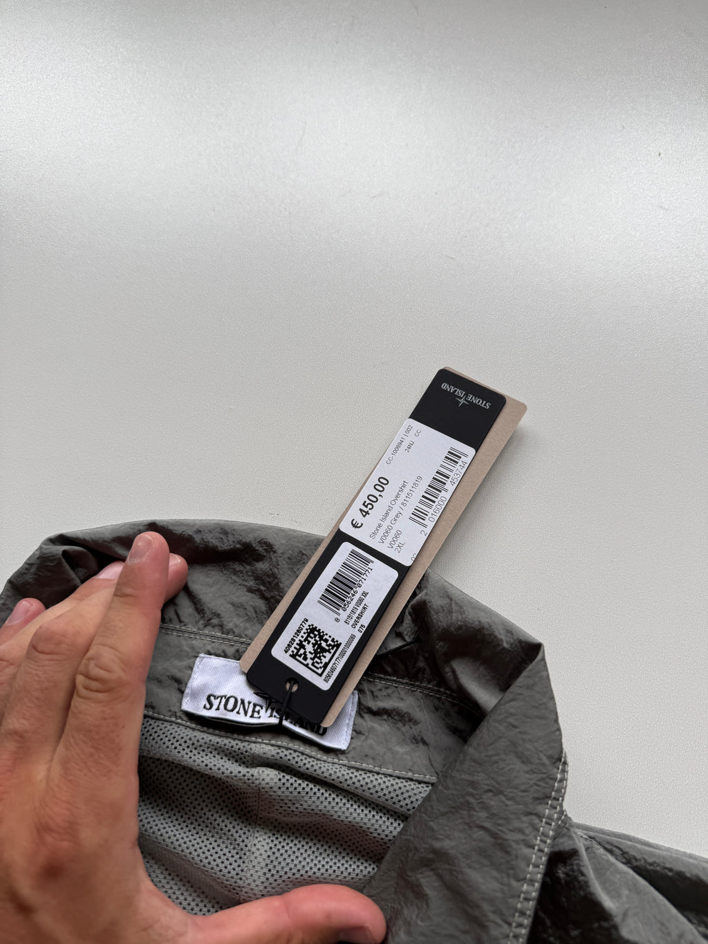 Stone Island Nylon Metal overshirt Grey