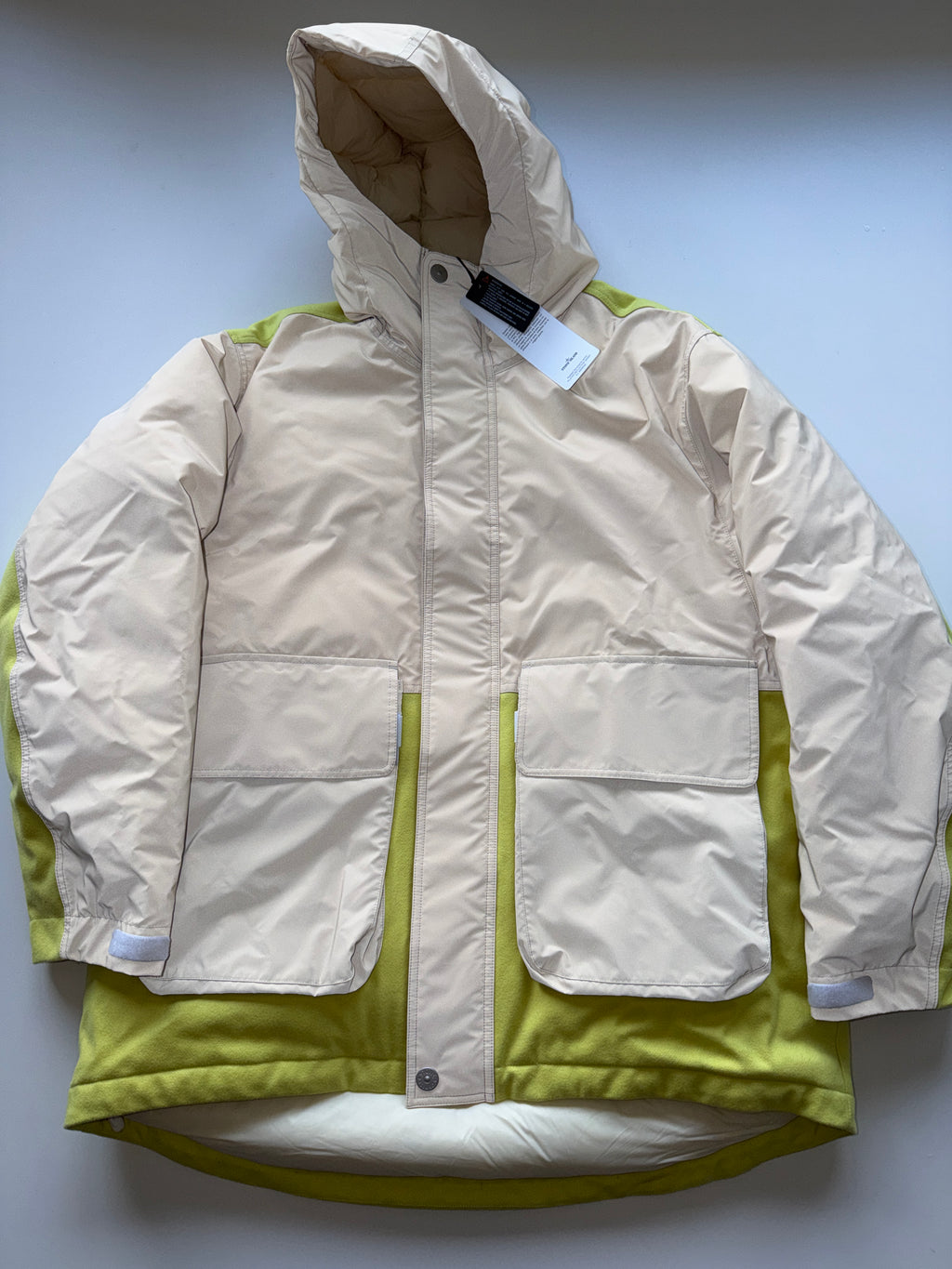 Stone Island Panno Resinato Reflective Down Marina Jacket