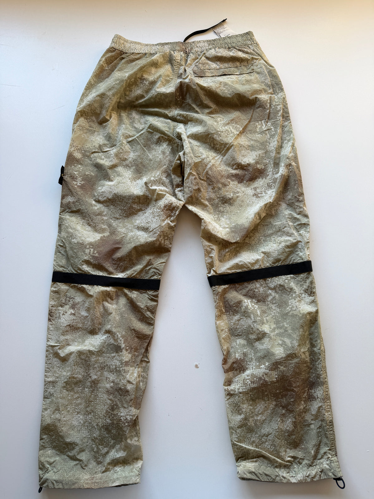 Stone Island Dissolving Grid Camo Cargo Trousers