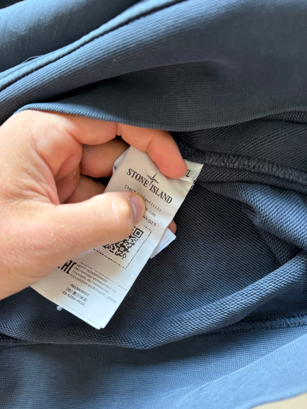 Stone Island Blue Sweater