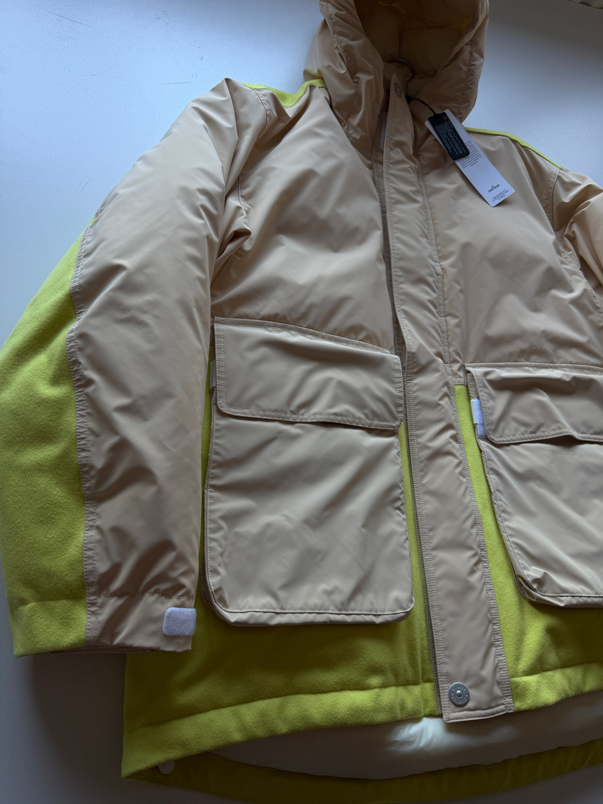 Stone Island Panno Resinato Reflective Down Marina Jacket