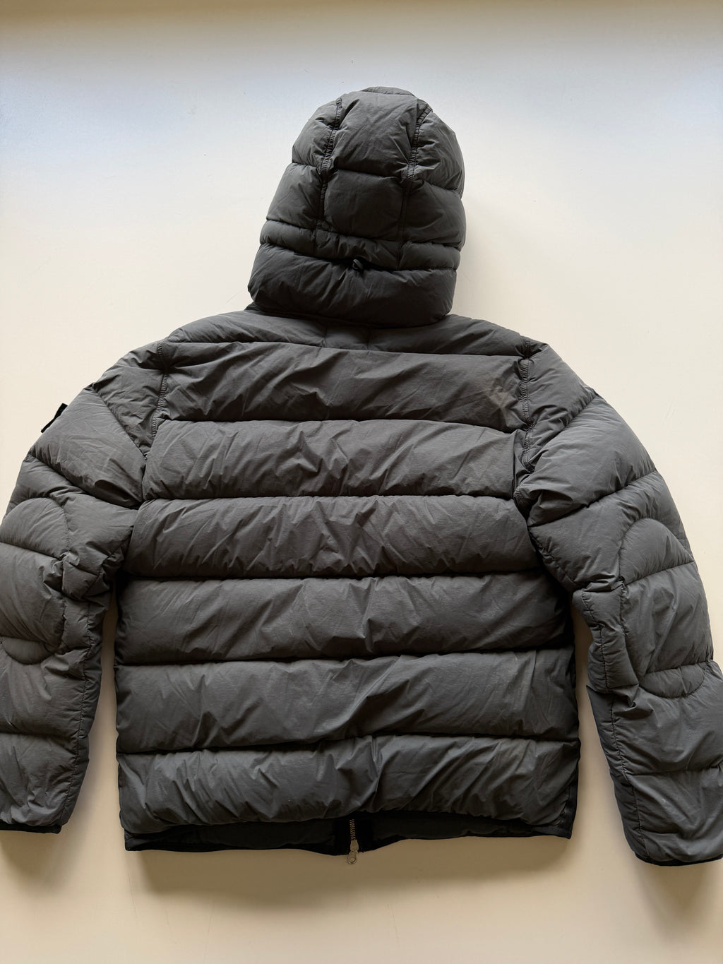 Stone Island Seamless Nylon Down Jacket Grey