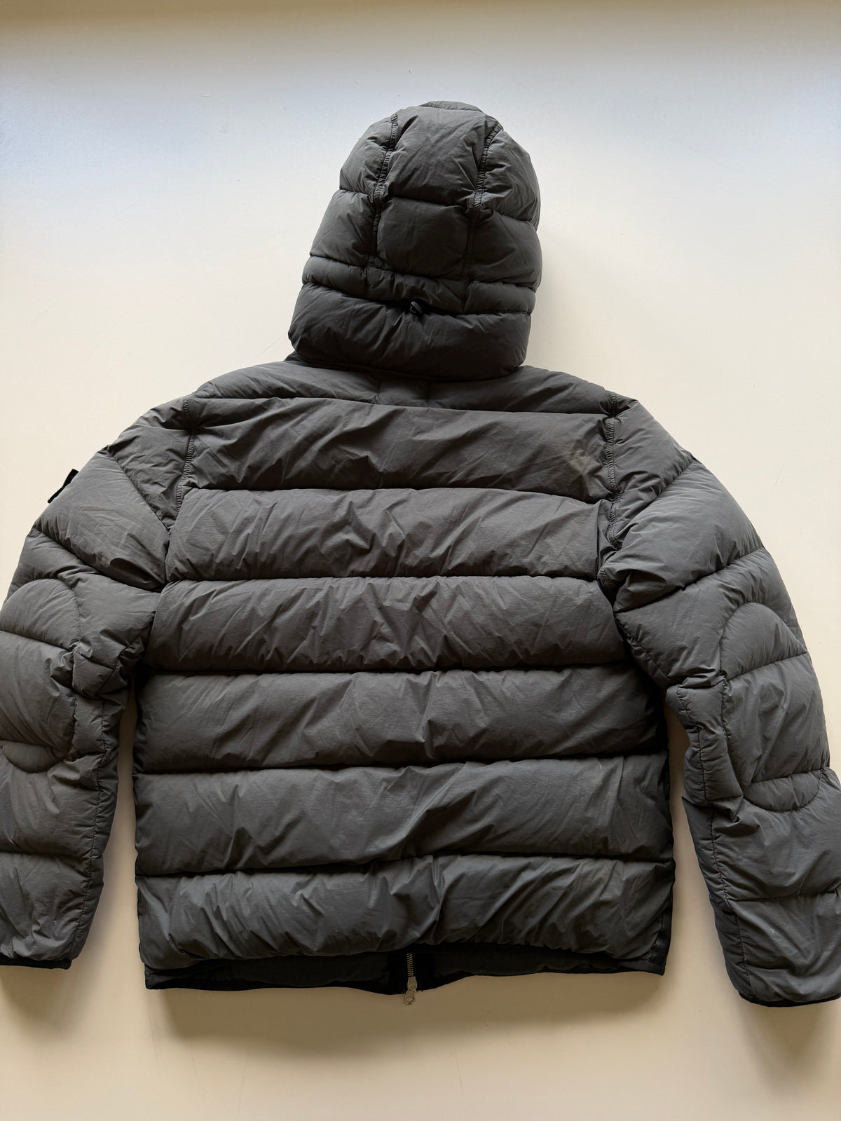 Stone Island Seamless Nylon Down Jacket Grey
