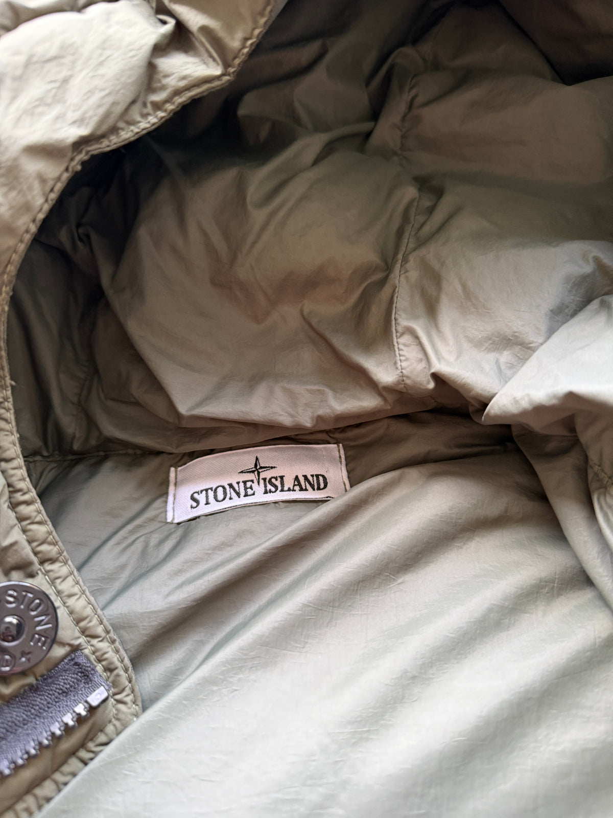 Stone Island Garment Dyed Jacket Green