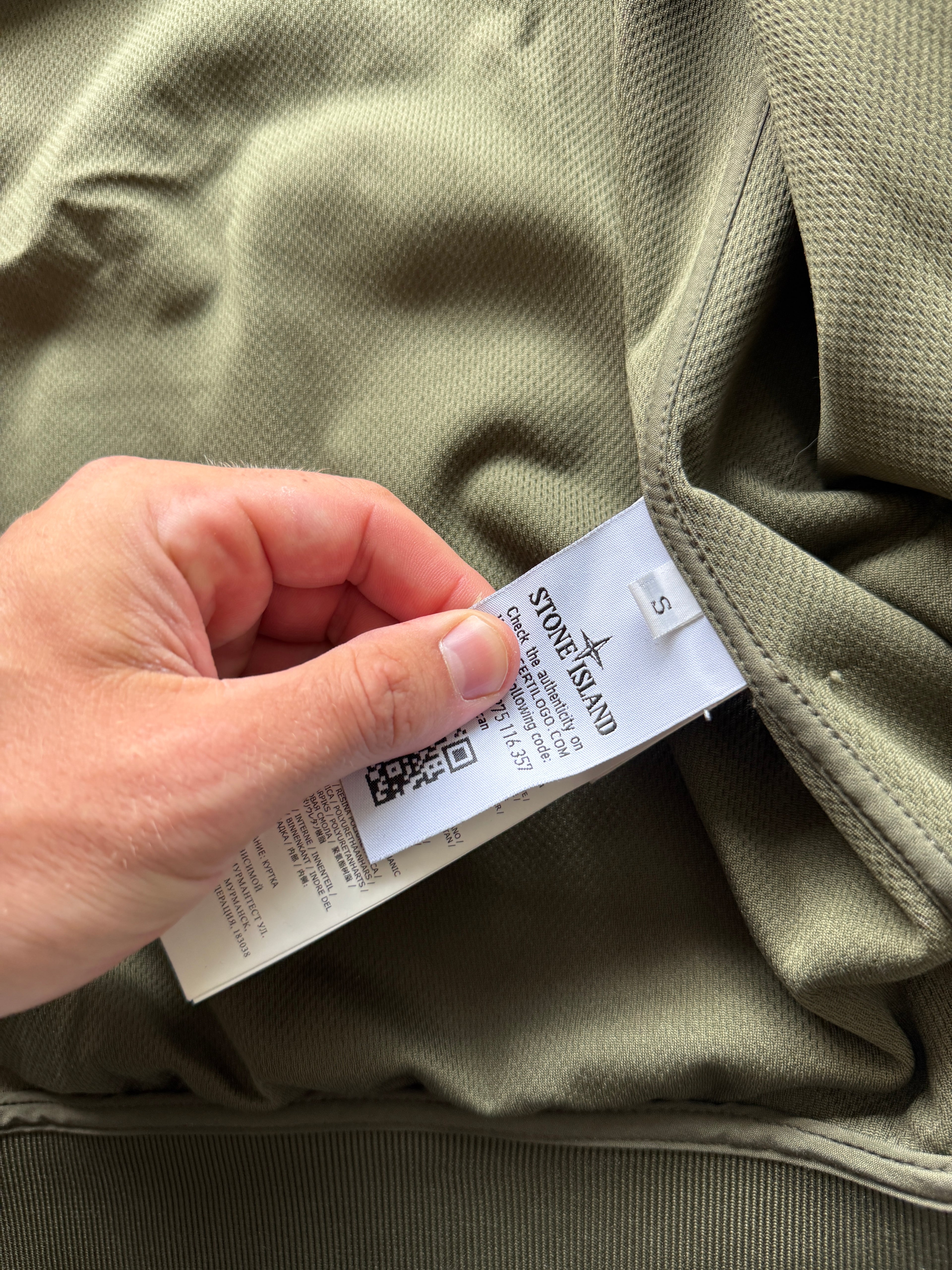 Stone Island Soft Shell Jacket Khaki