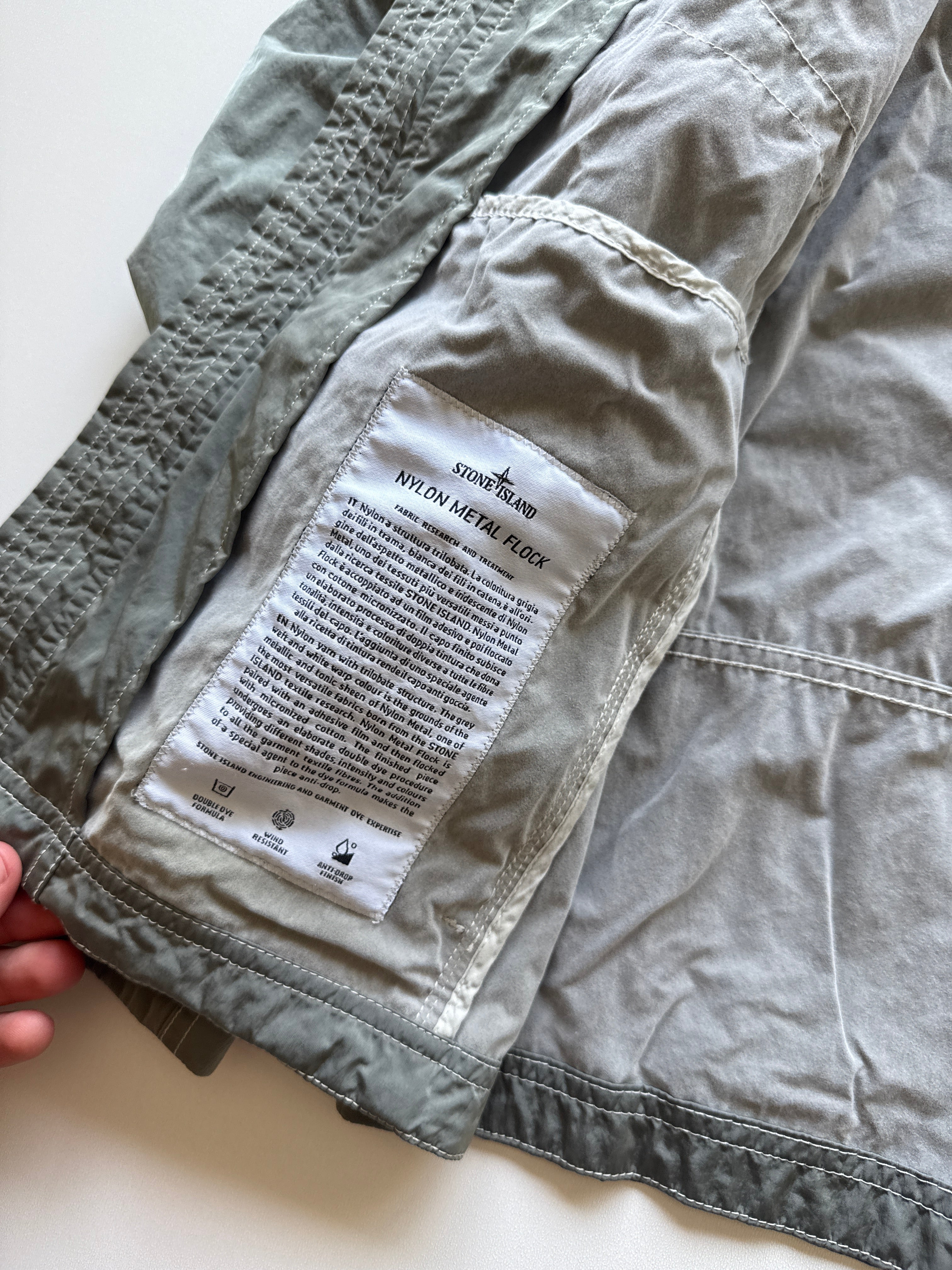 Stone Island Nylon Metal Flock Jacket