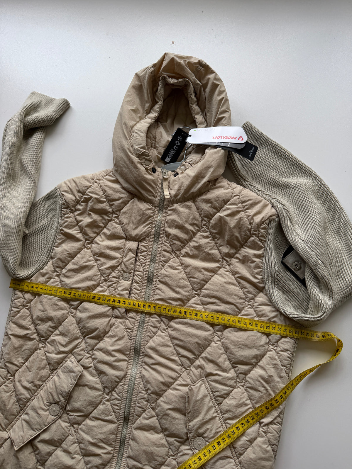 Stone Island Nylon Ghost Knit Jacket