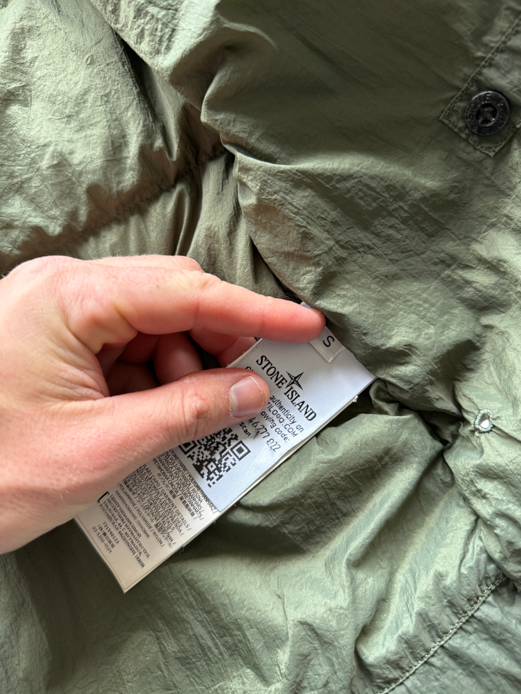 Stone Island Garment Dyed Crinkle Jacket