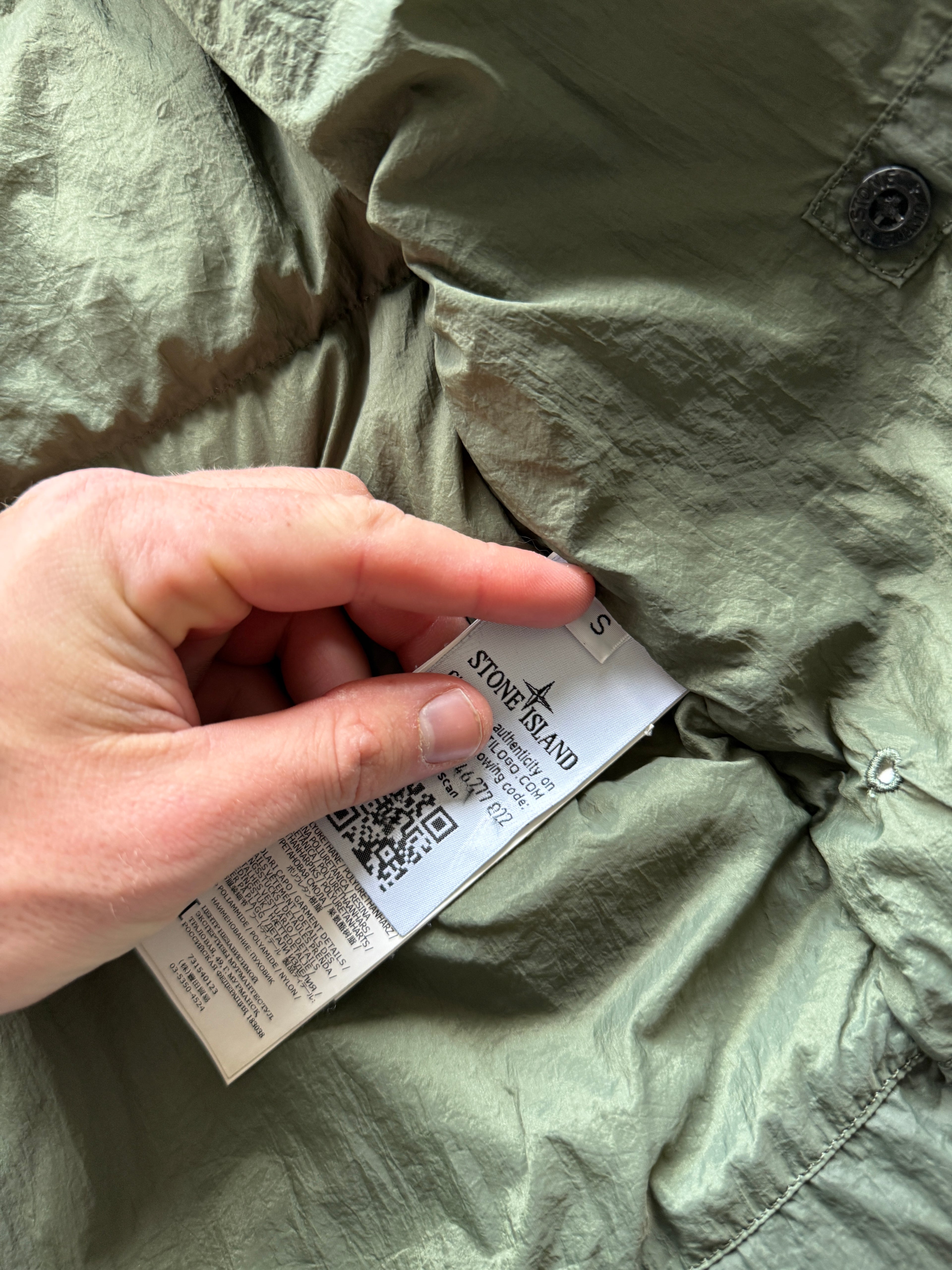 Stone Island Garment Dyed Crinkle Jacket