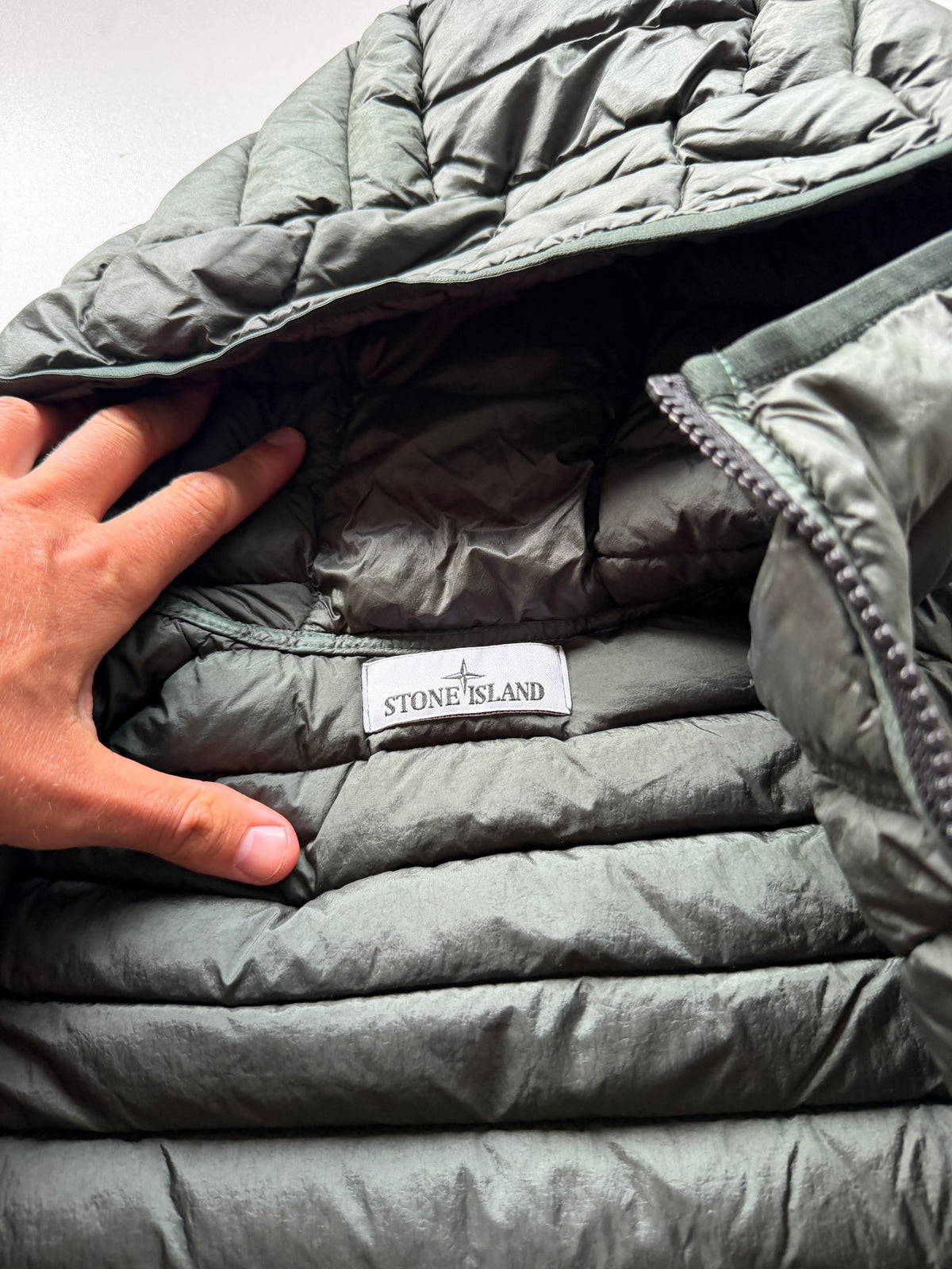 Stone Island Loom Woven Nylon Down Jacket