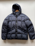 Stone Island Garment Dyed Down Jacket Navy