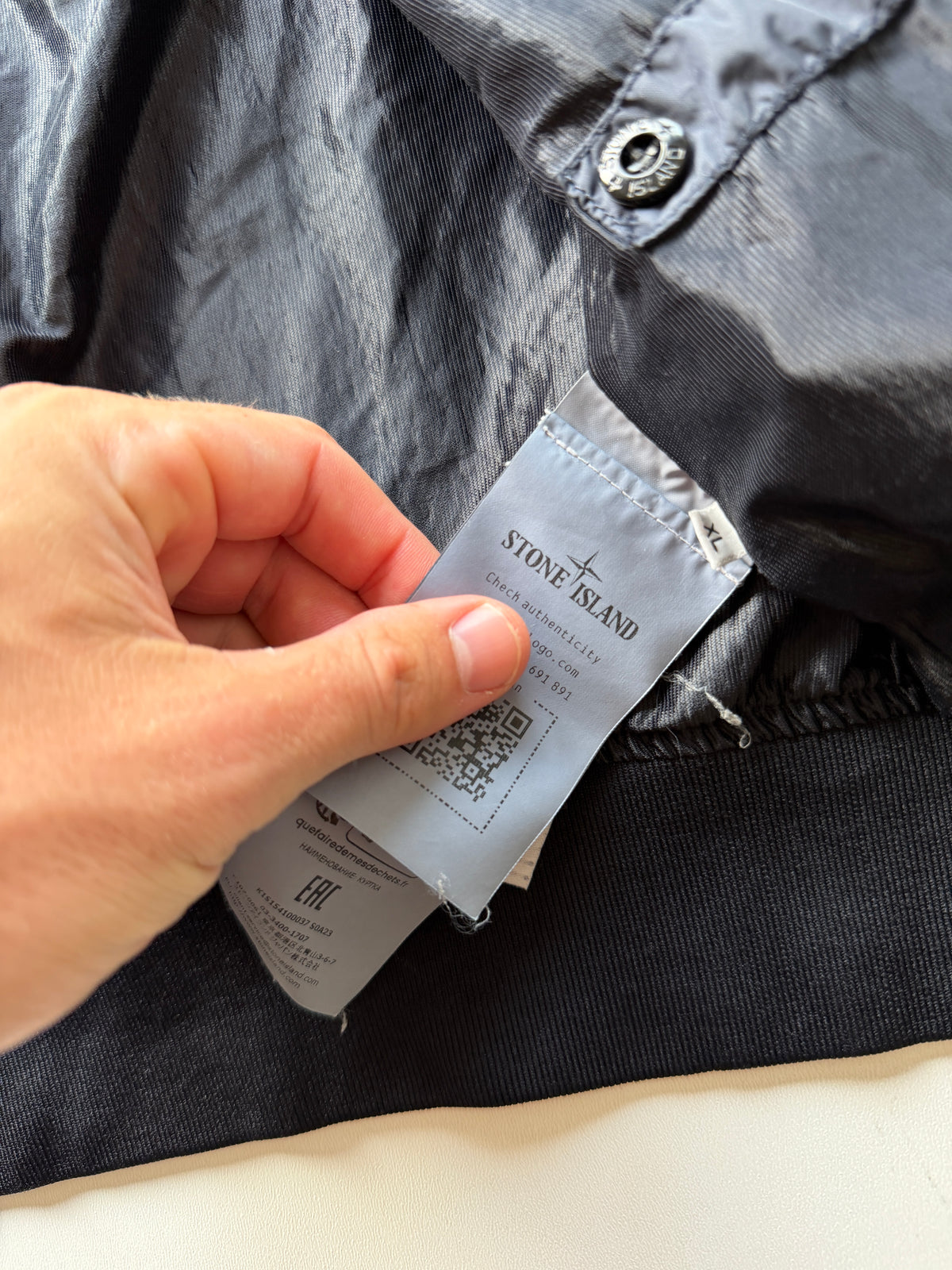 Stone Island Garment Dyed Crinkle Reps Jacket