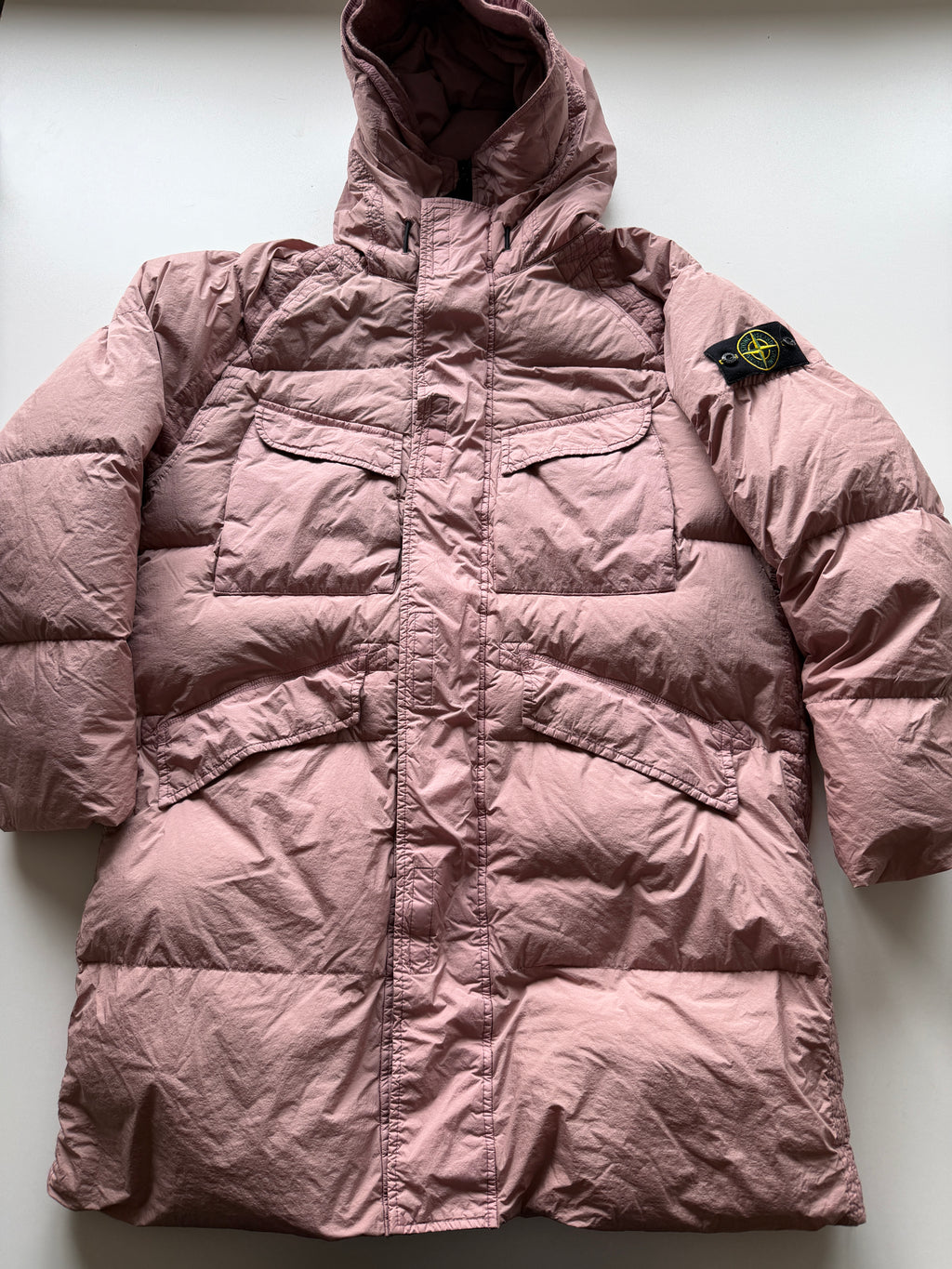Stone Island Garment Dyed Down Parka Jacket