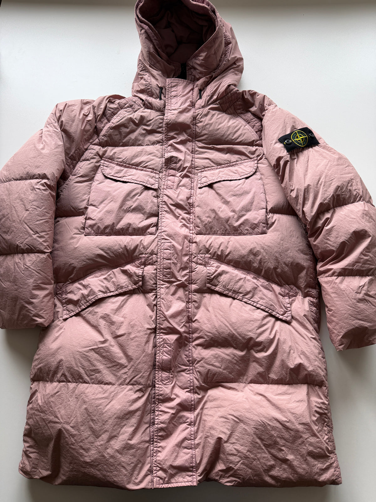 Stone Island Garment Dyed Down Parka Jacket