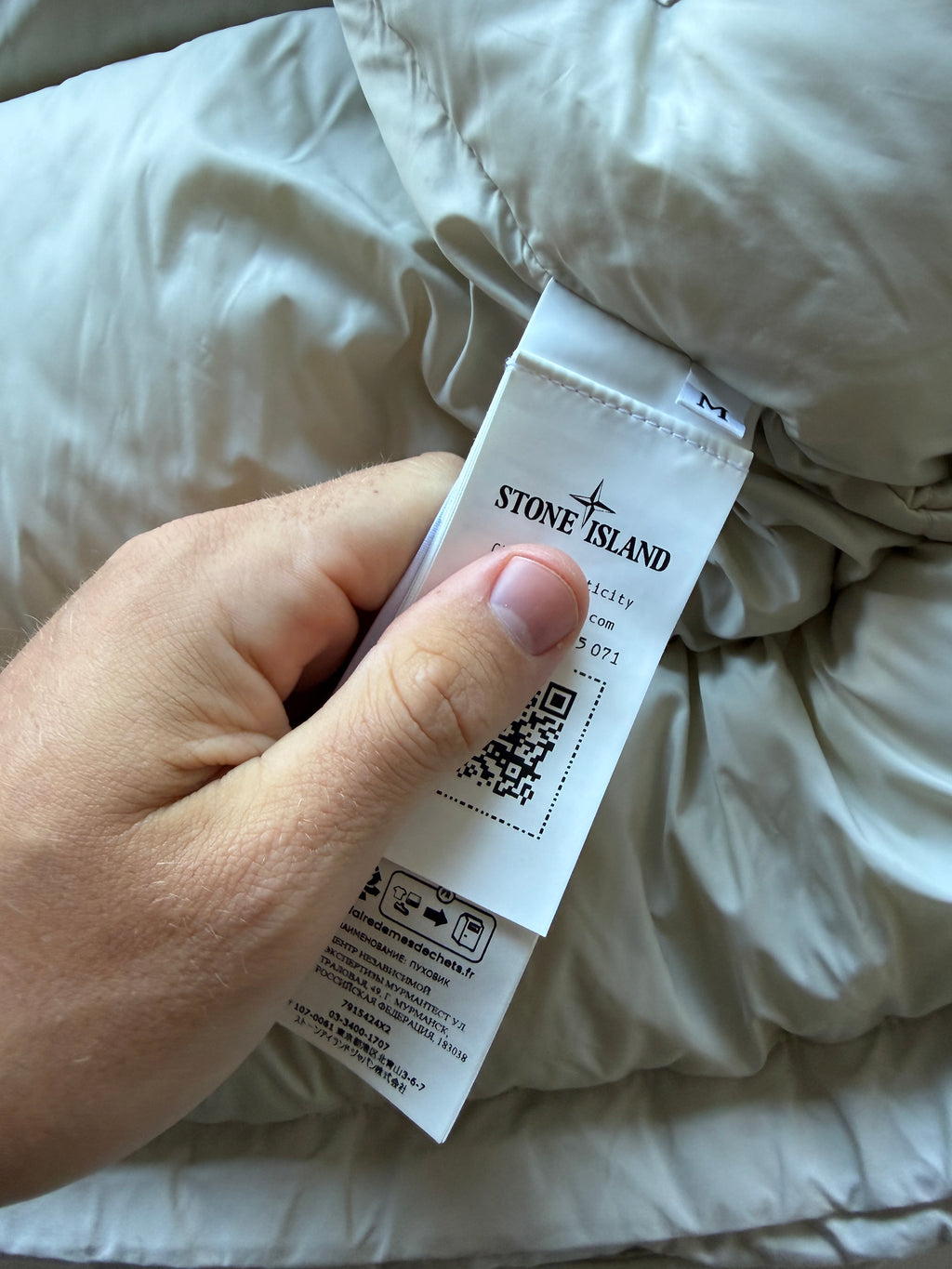 Stone Island Poplin Down Marina Jacket