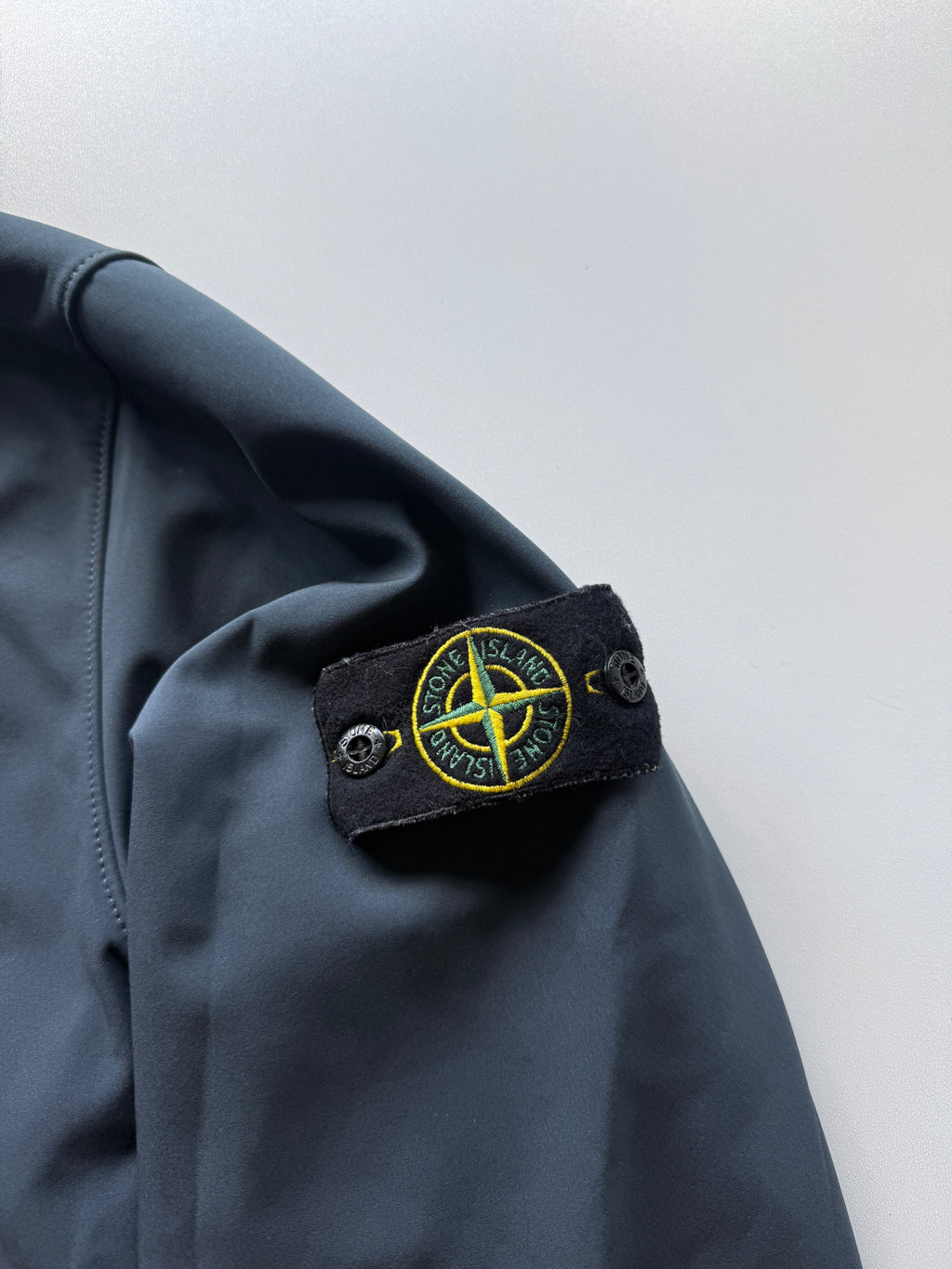 Stone Island Soft Shell Jacket Blue