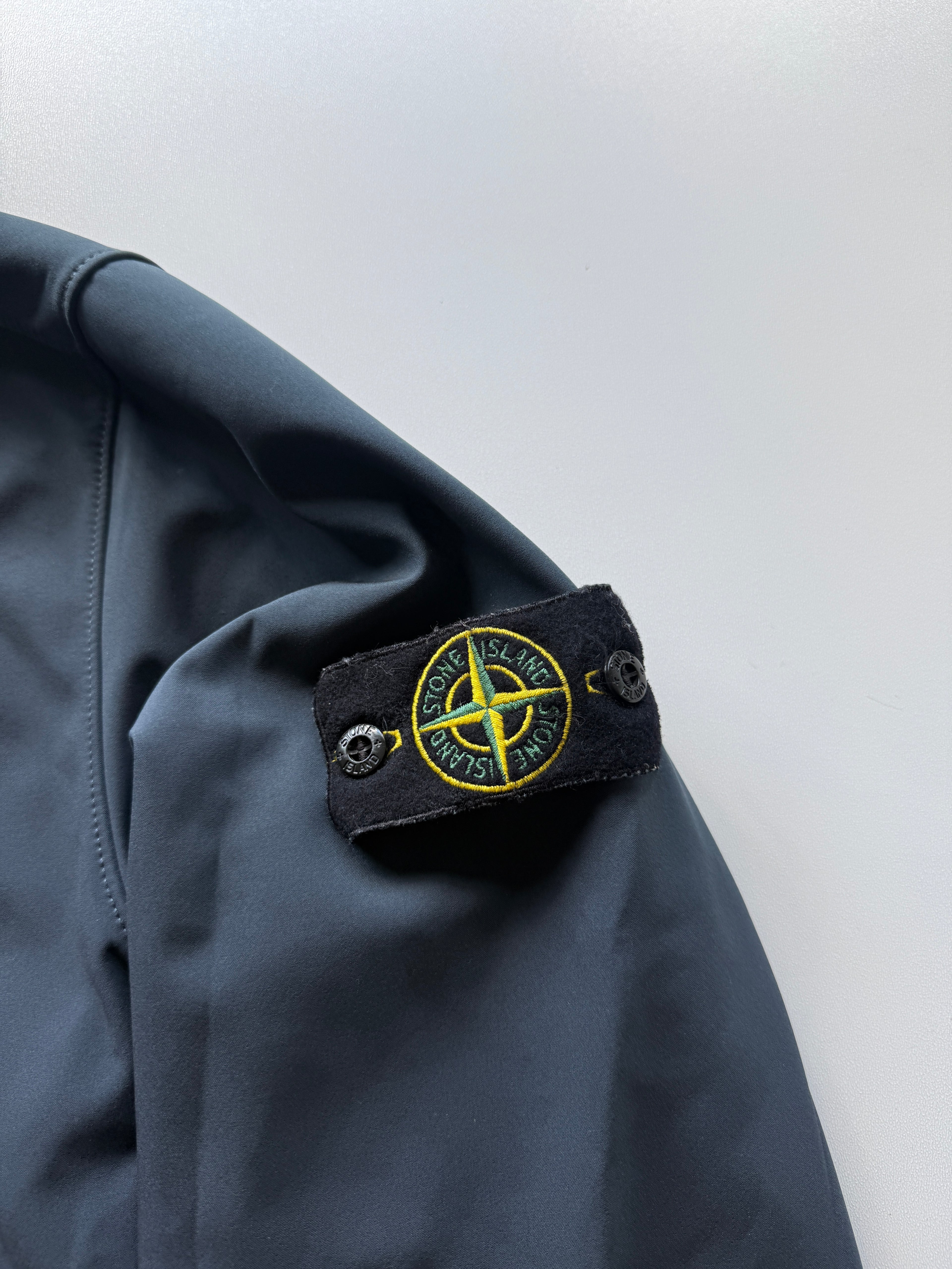 Stone Island Soft Shell Jacket Blue