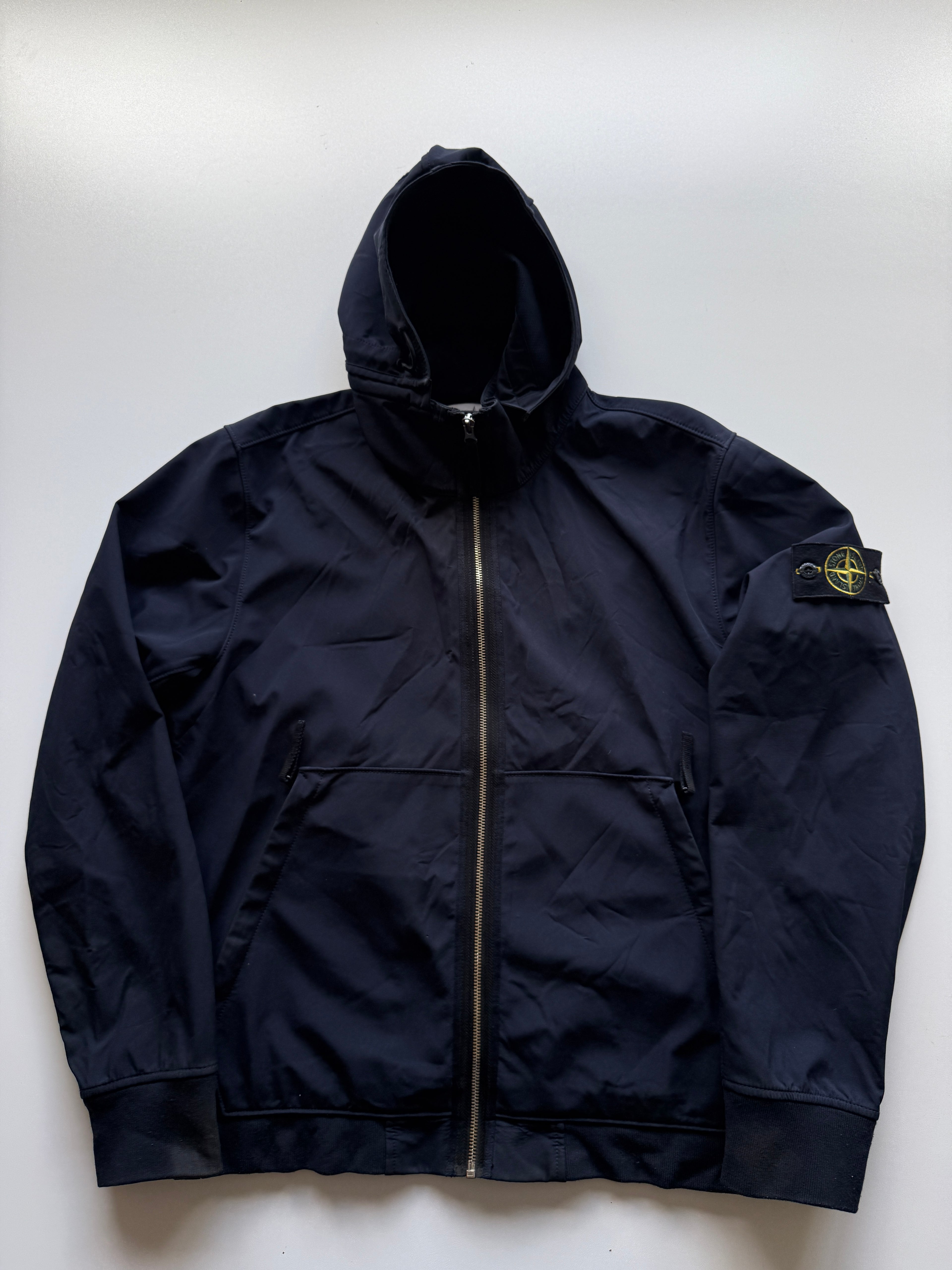 Stone Island Navy Soft Shell Jacket