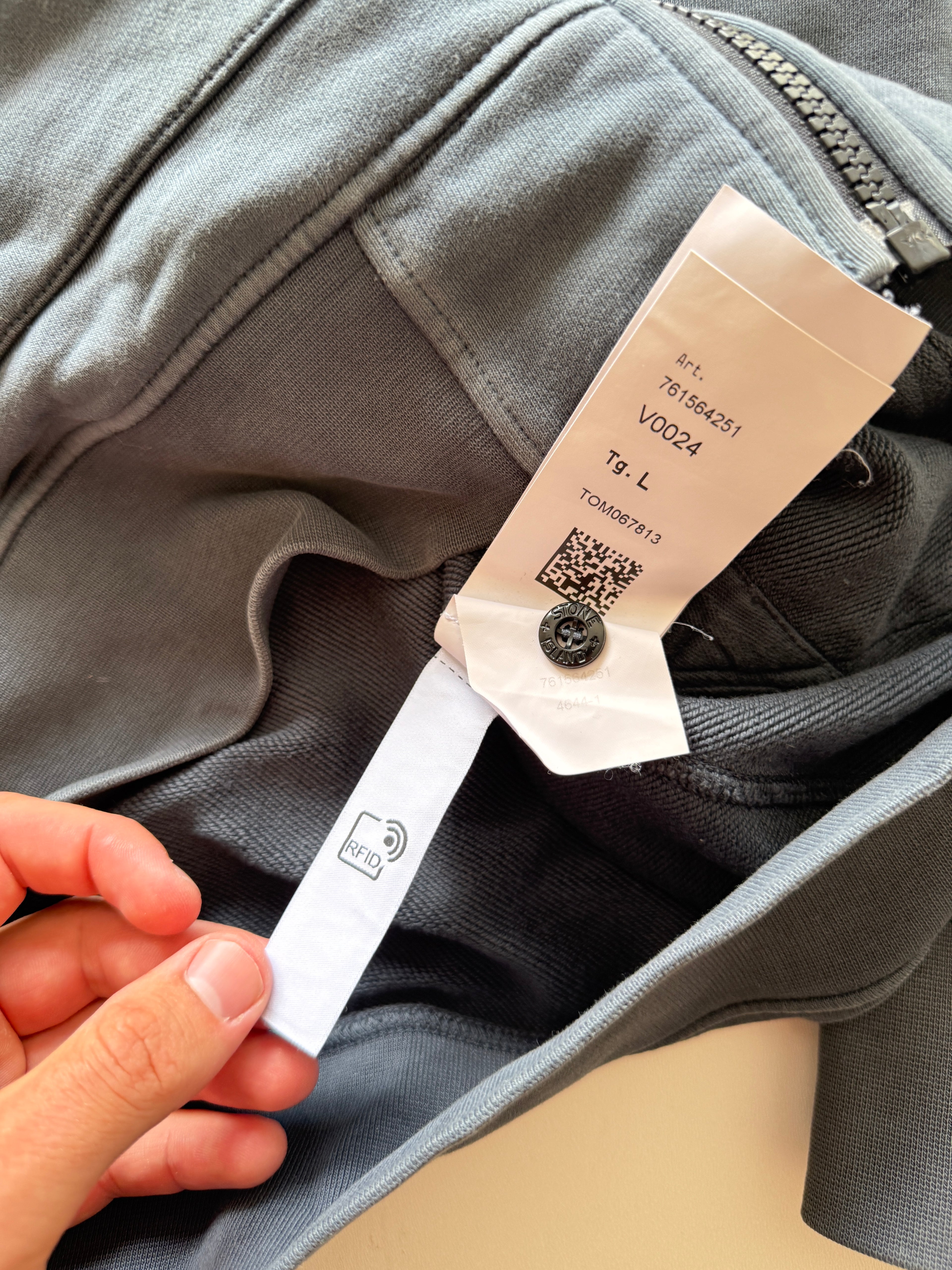 Stone Island Hoodie With Zip